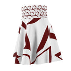 Minimalist Skirt, High Waisted Patterned Pyrau