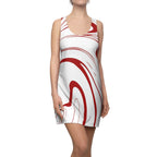 Red Swirl Dress