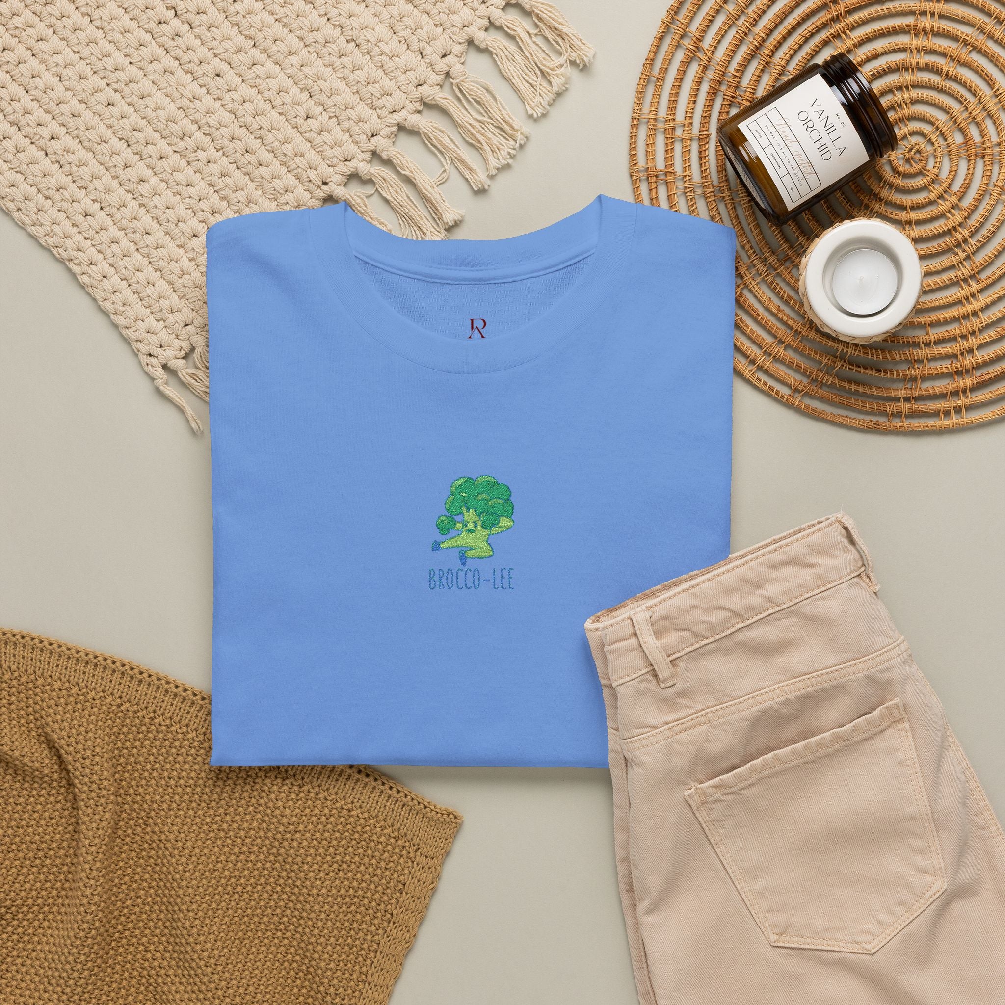 Embroidered Brocco - Lee Tee