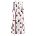Floral Stripe Dress — Vintage Berry Bouquet