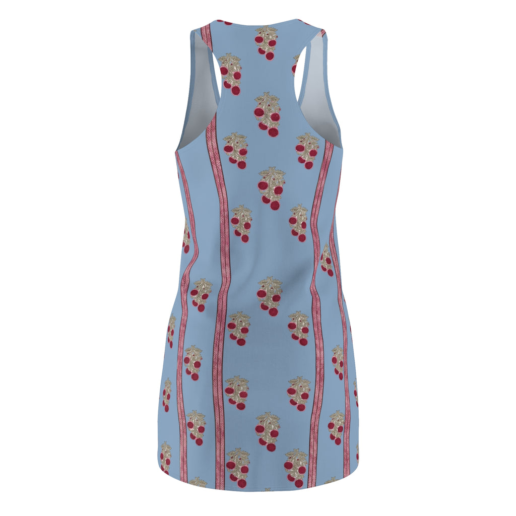 Floral Dress — Light Blue Cherry Blossom