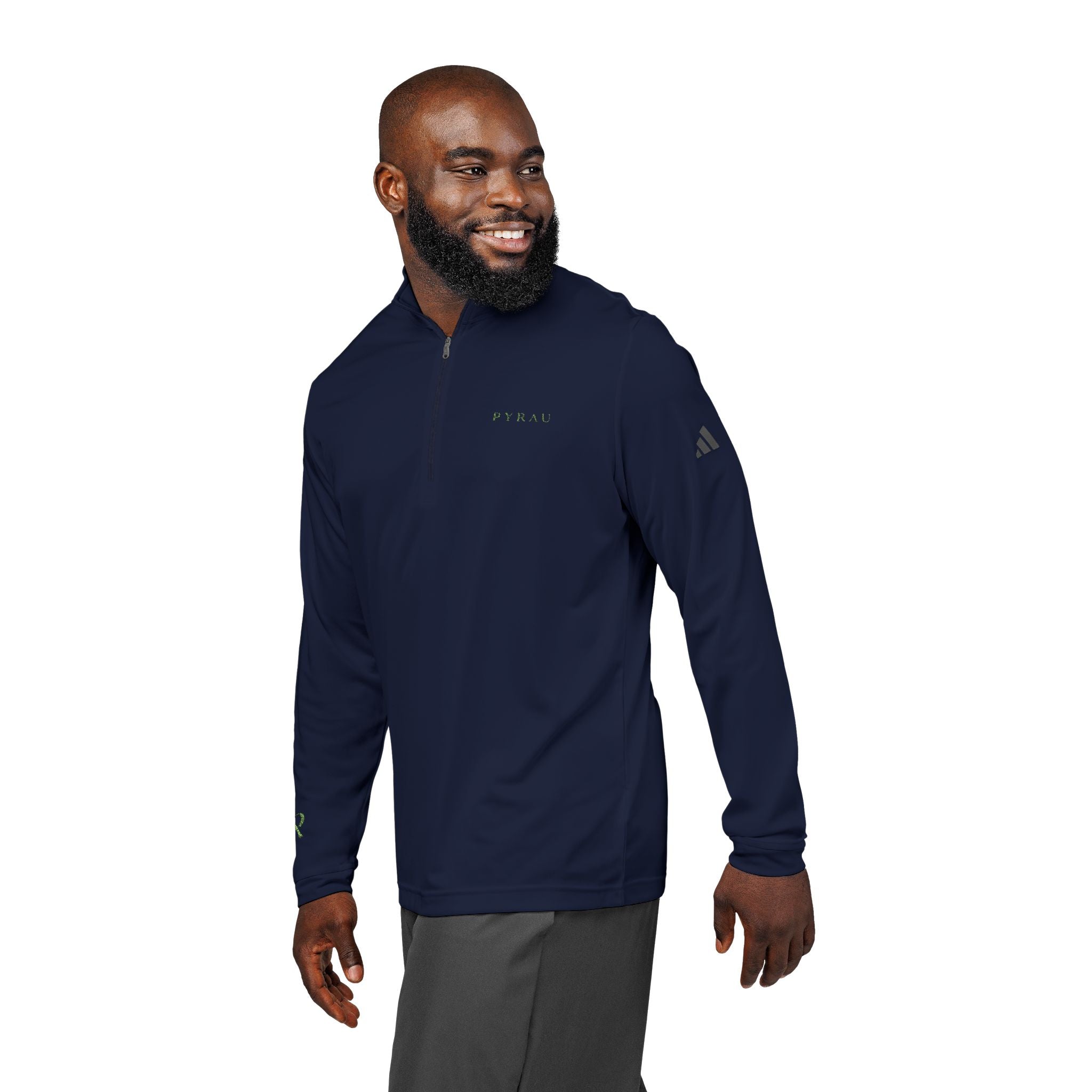 Adidas x Pyrau Embroidered Quarter-Zip Pullover