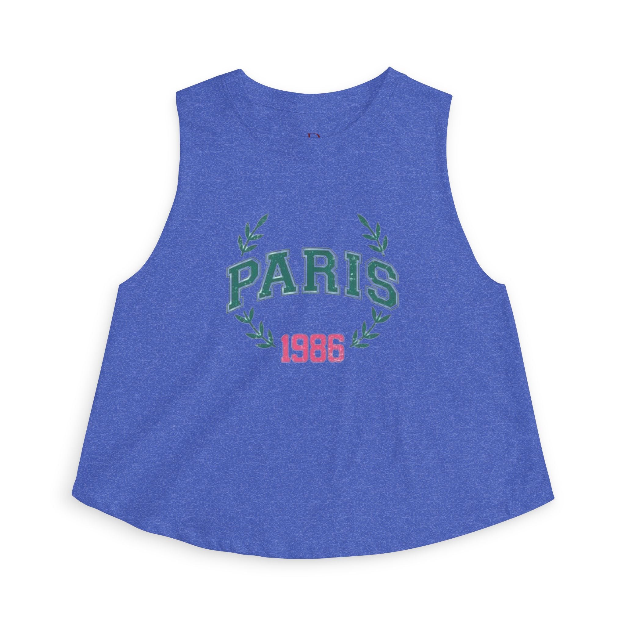 Paris 1986 Women's Crop Top – Vintage