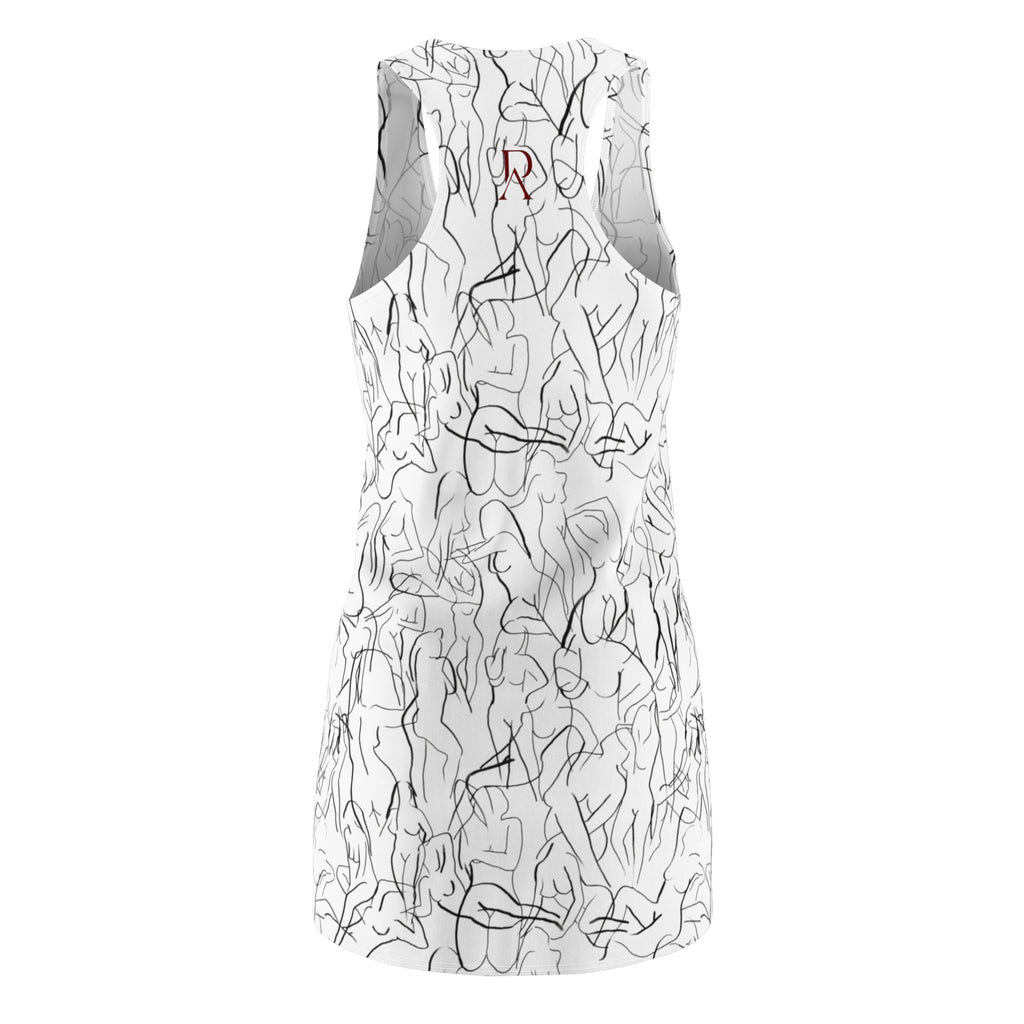 Abstract Line Dress
