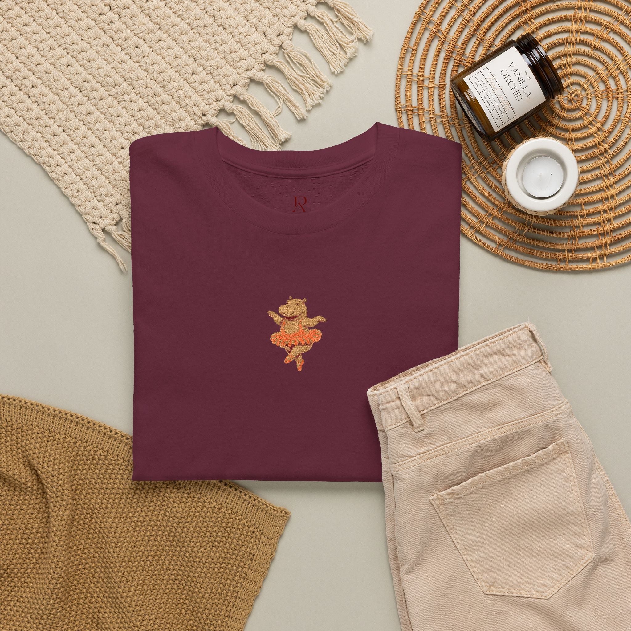 Dancing Hippo Ballet Tee