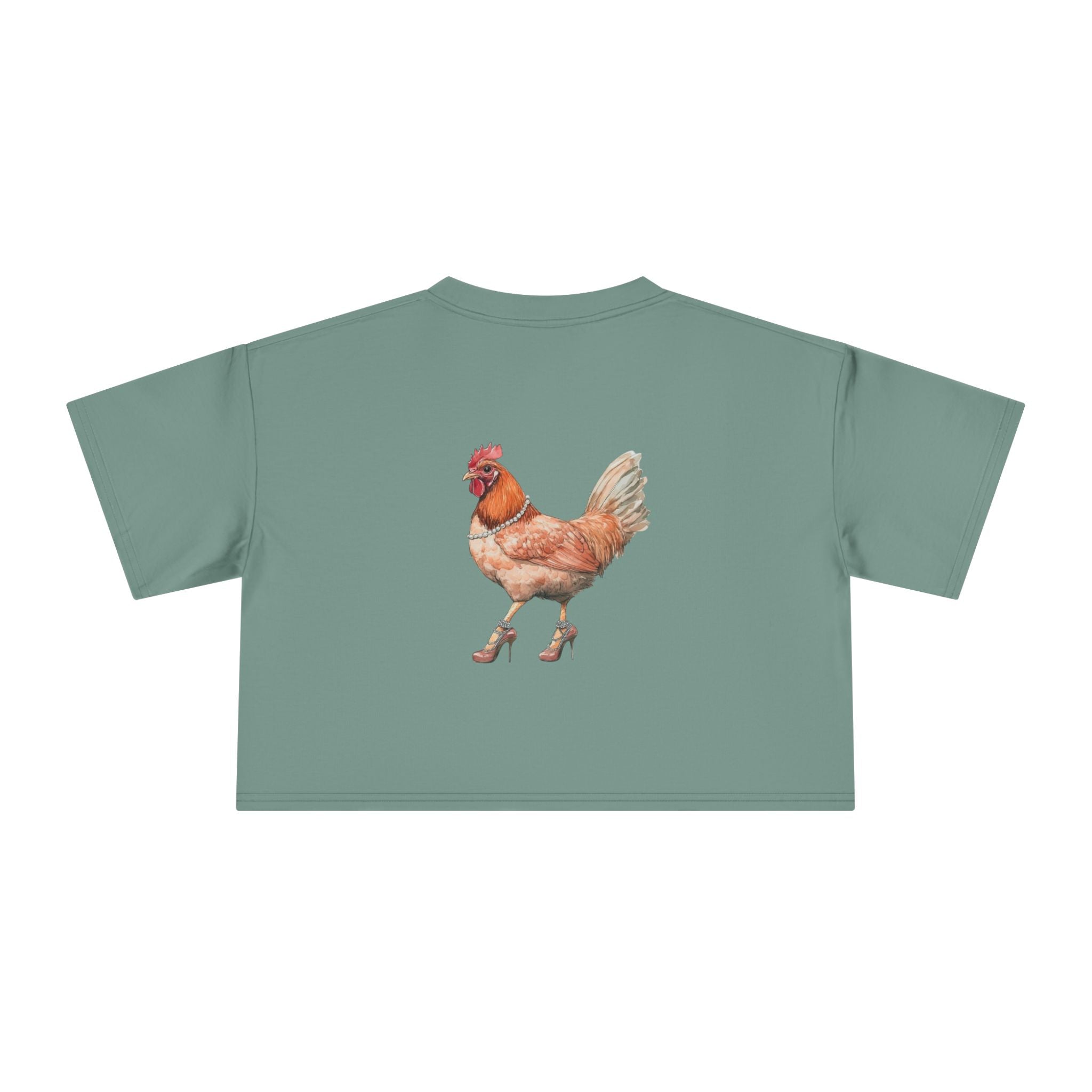 Chicken Crop Tee | Vintage Watercolor Hen Design