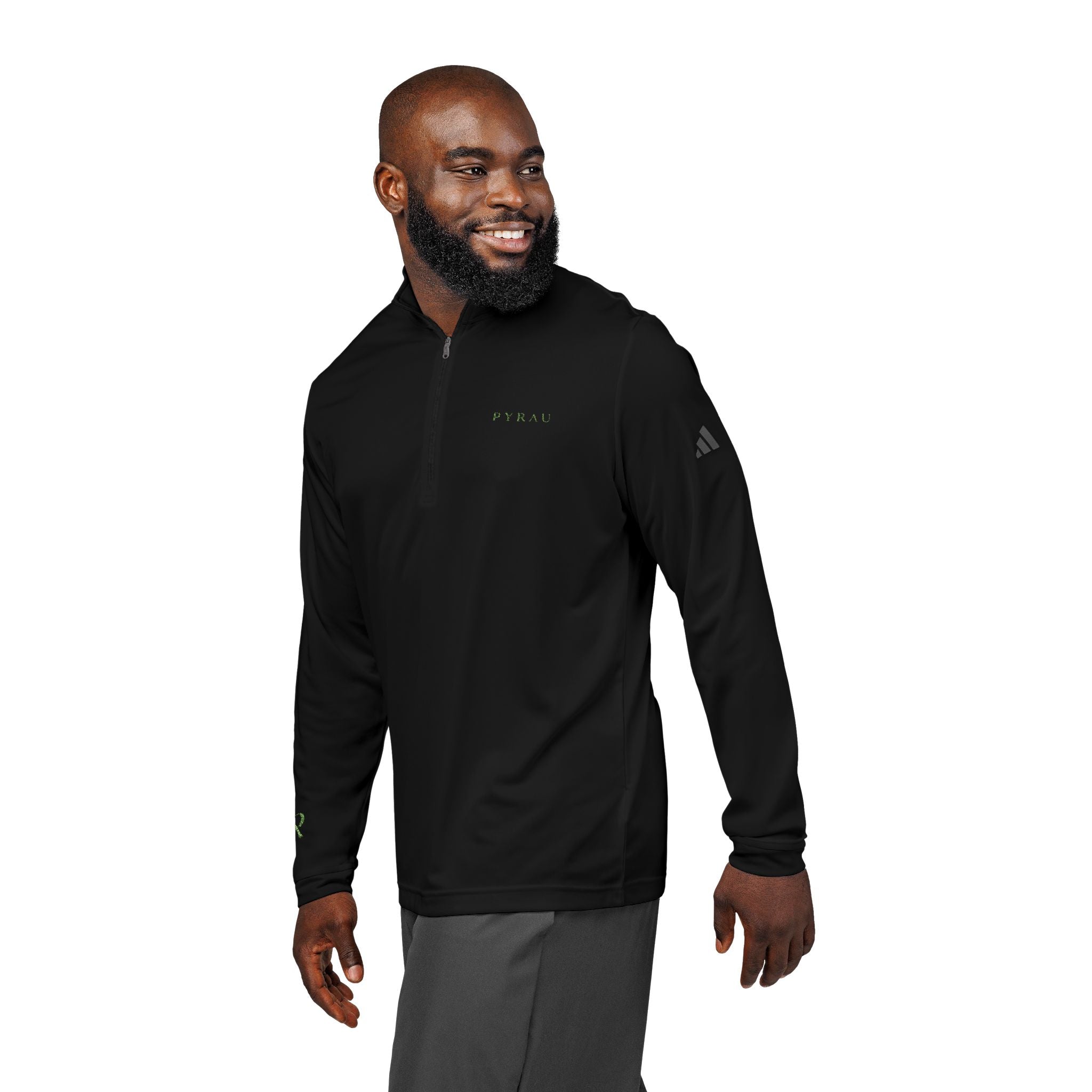 Adidas x Pyrau Embroidered Quarter-Zip Pullover