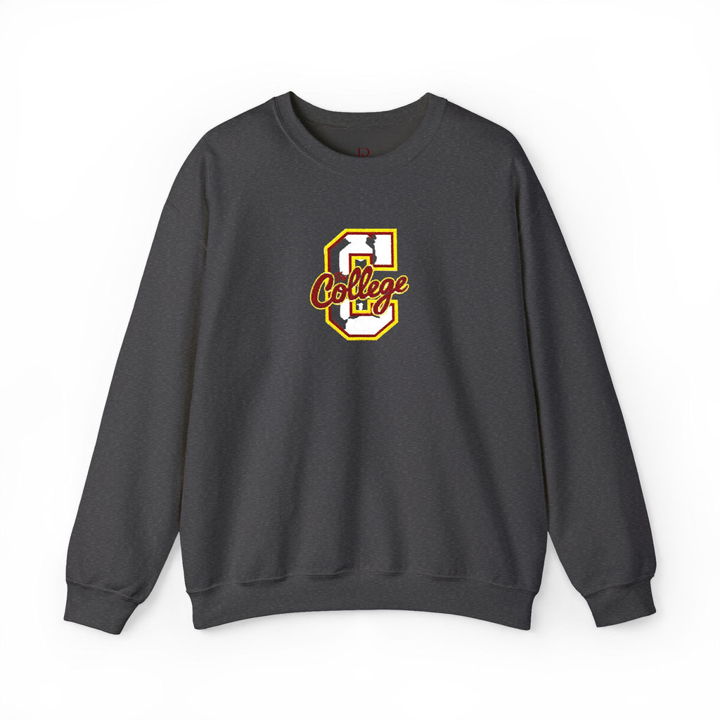 College Letterman 'C' Crewneck Sweatshirt