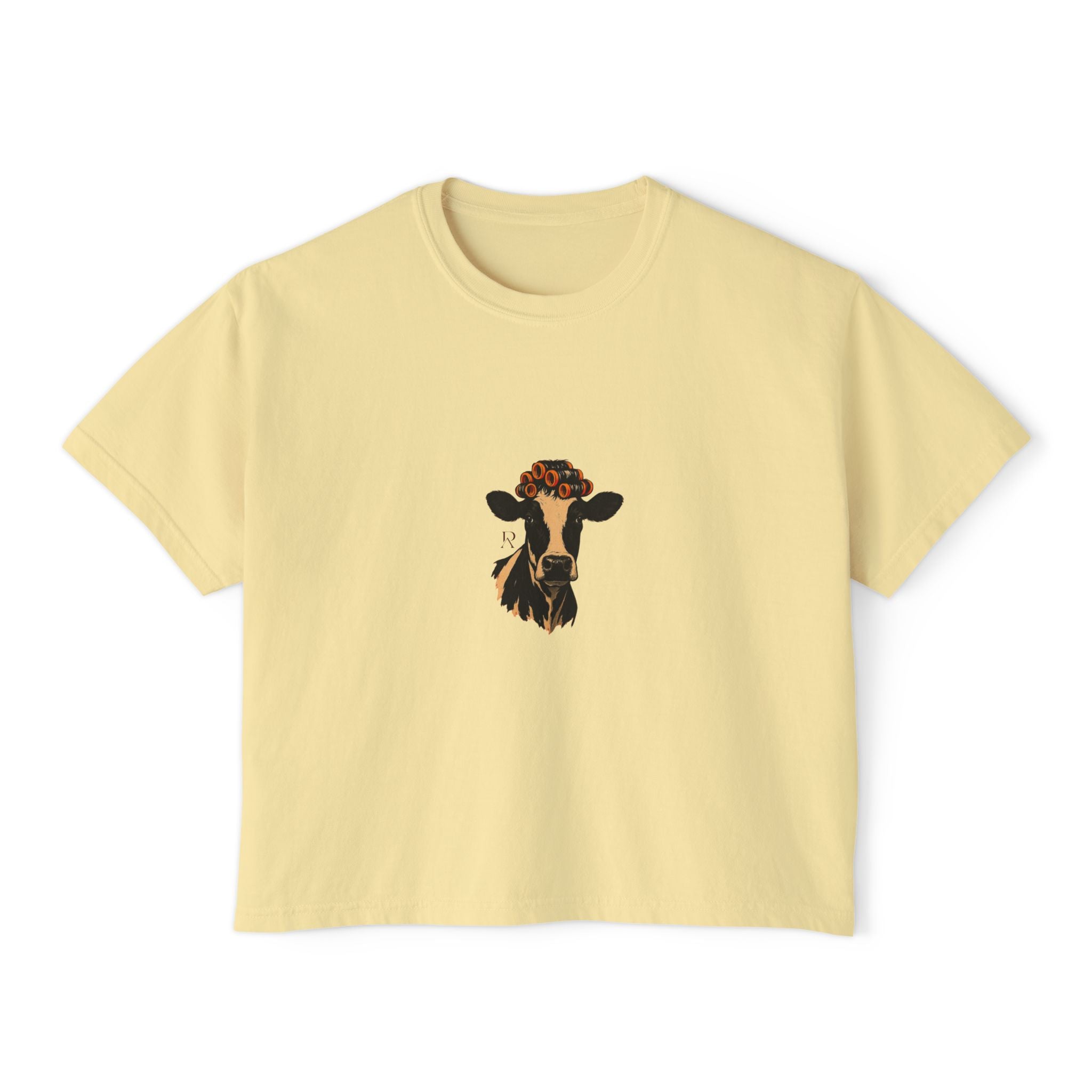 Cow Portrait Boxy Tee