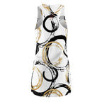 Gold & Black Circles Dress