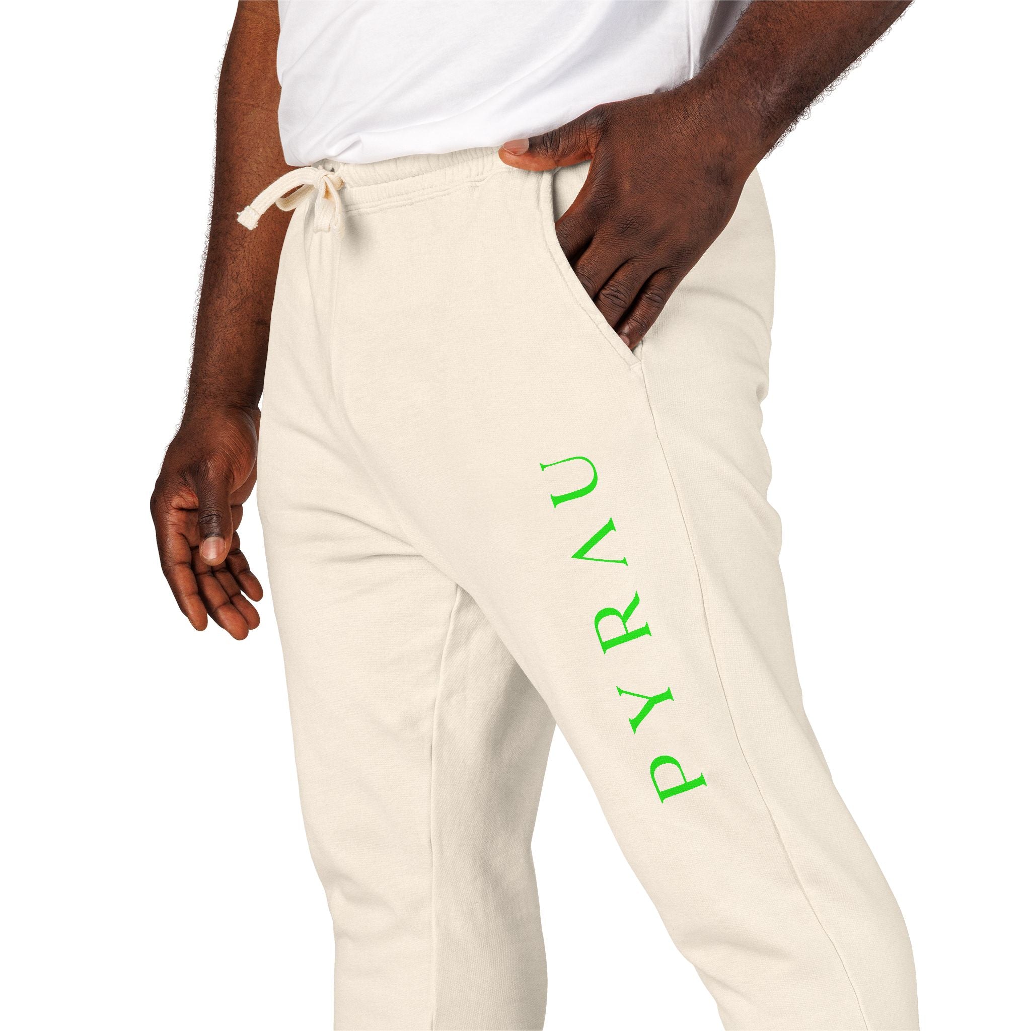 Fleece Pyrau Green Jogger - Sweatpant