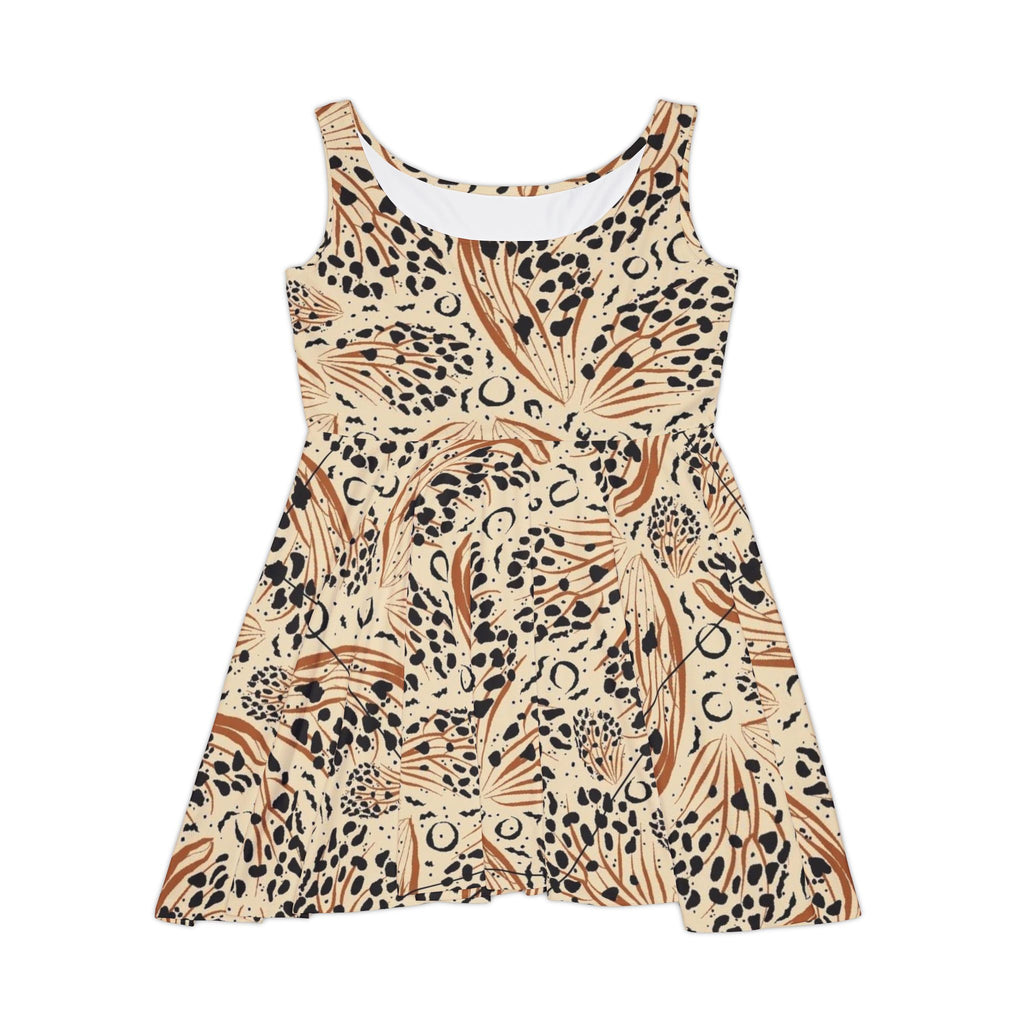 Boho Leopard Floral Dress