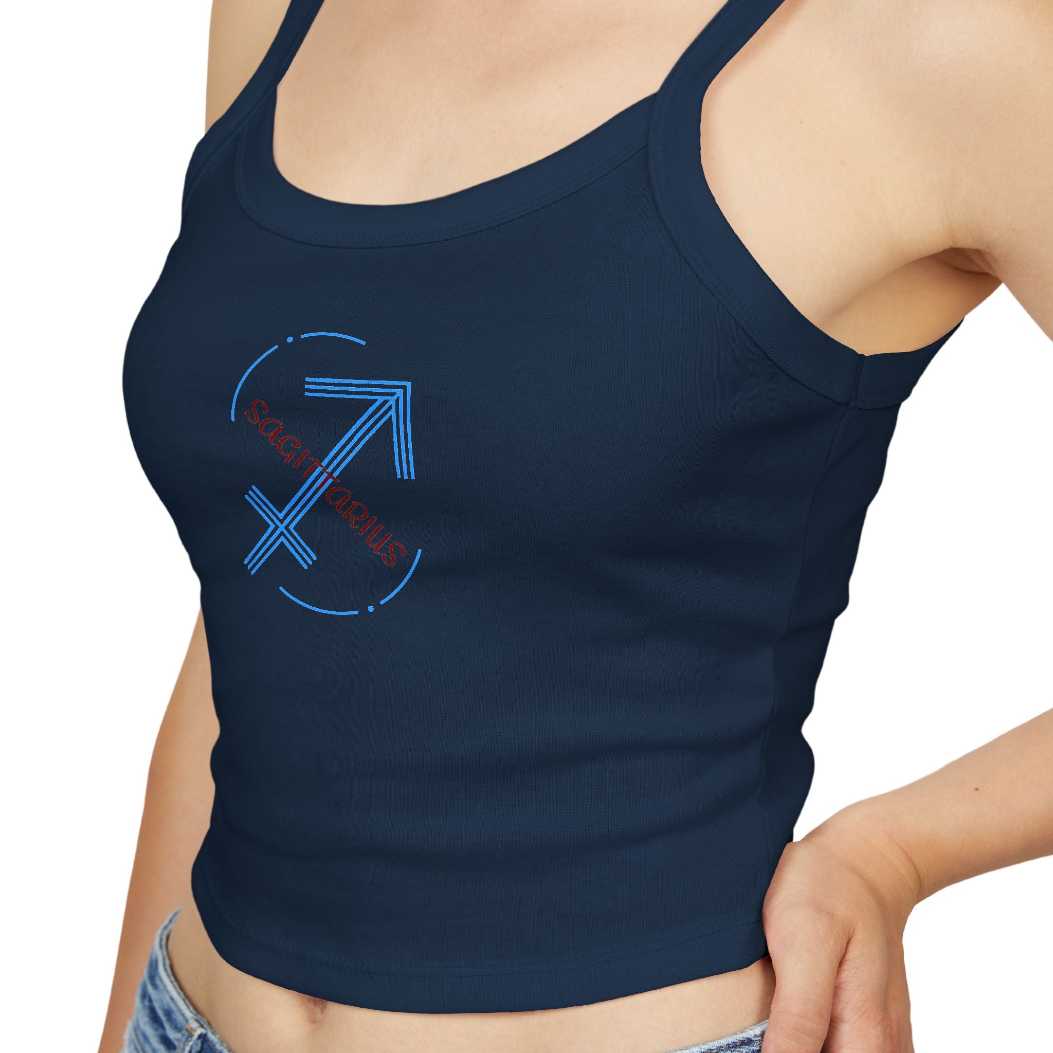 Sagittarius Crop Zodiac Tank Top