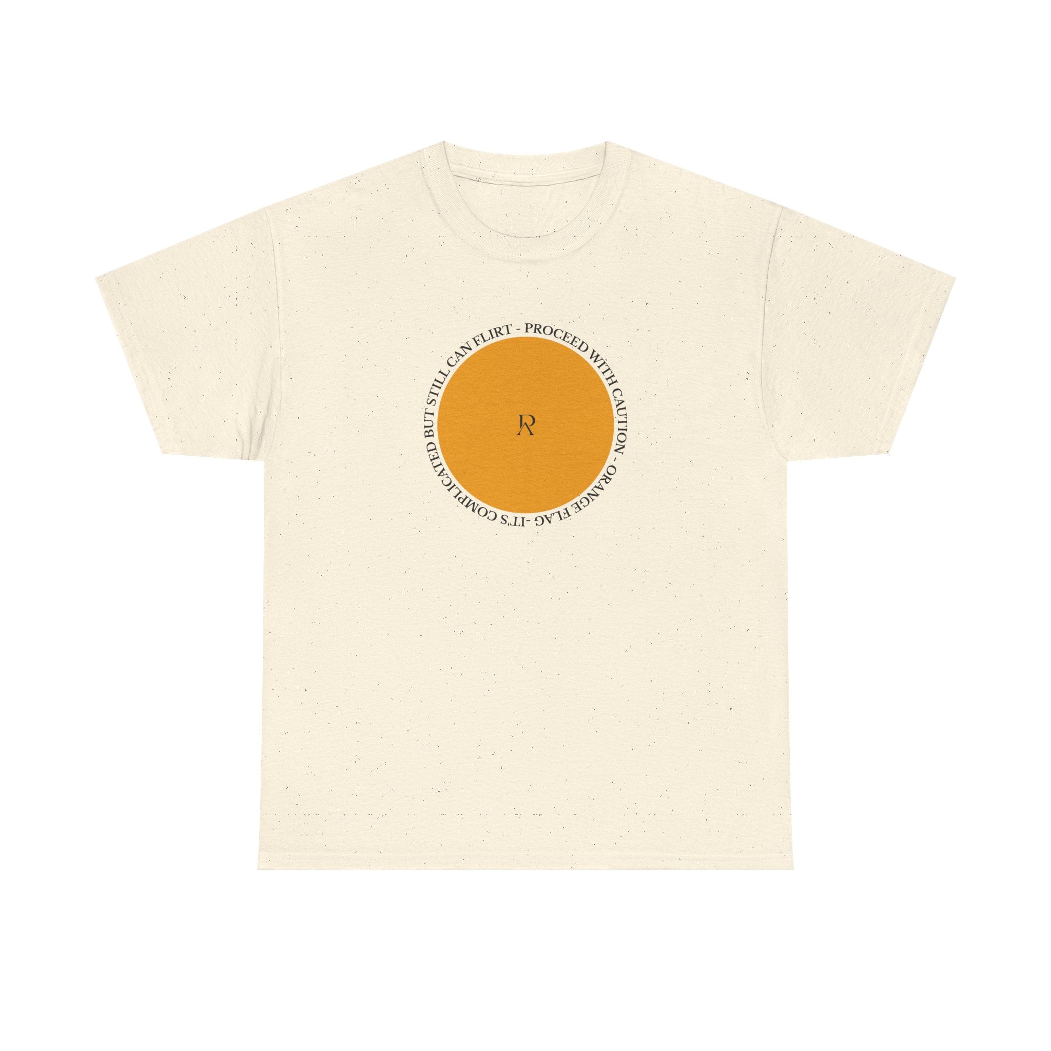 Orange Complicated But Can Flirt Tee / Tshirt | Status Pyrau