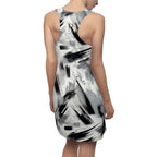 Black & White Dress — Brushstroke