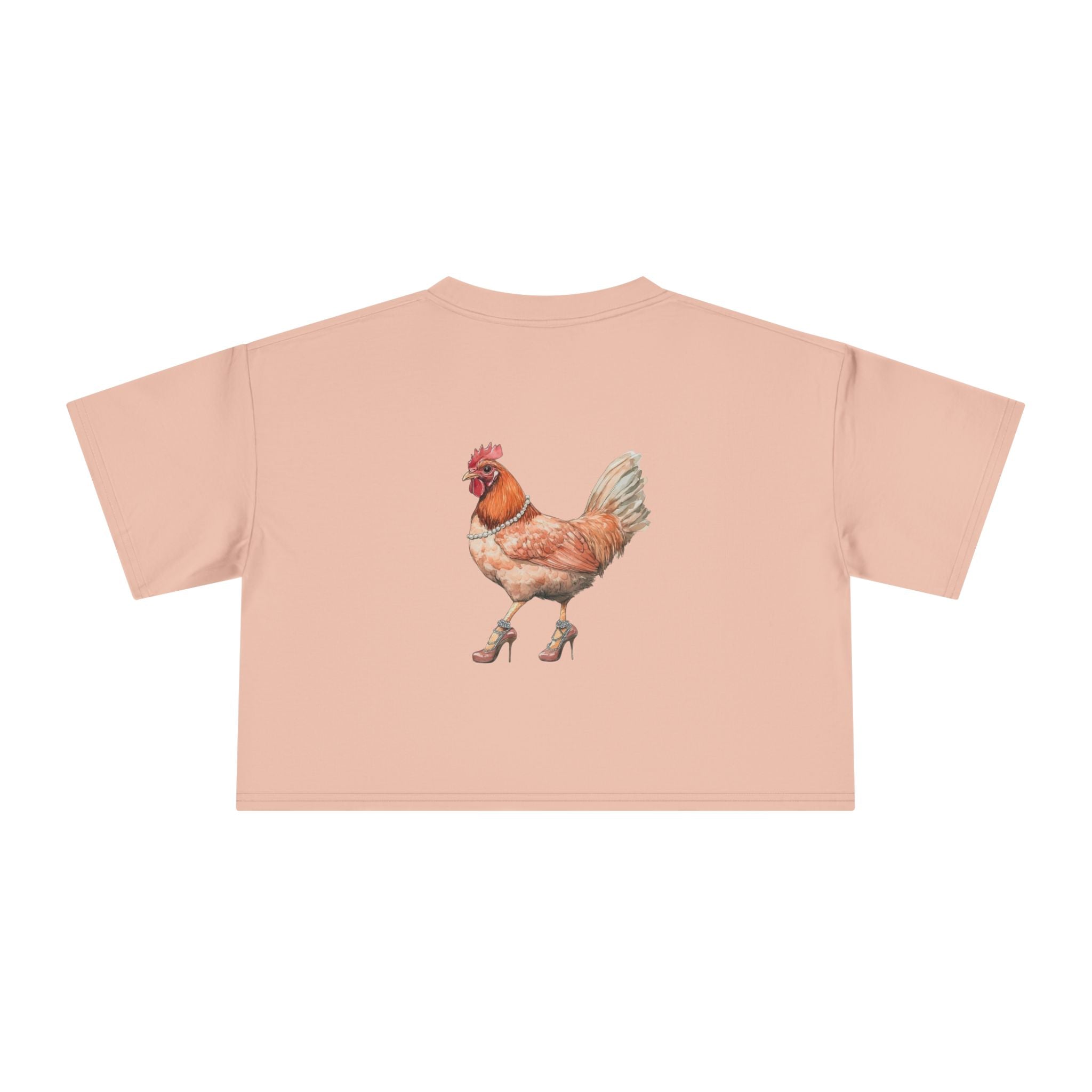 Chicken Crop Tee | Vintage Watercolor Hen Design