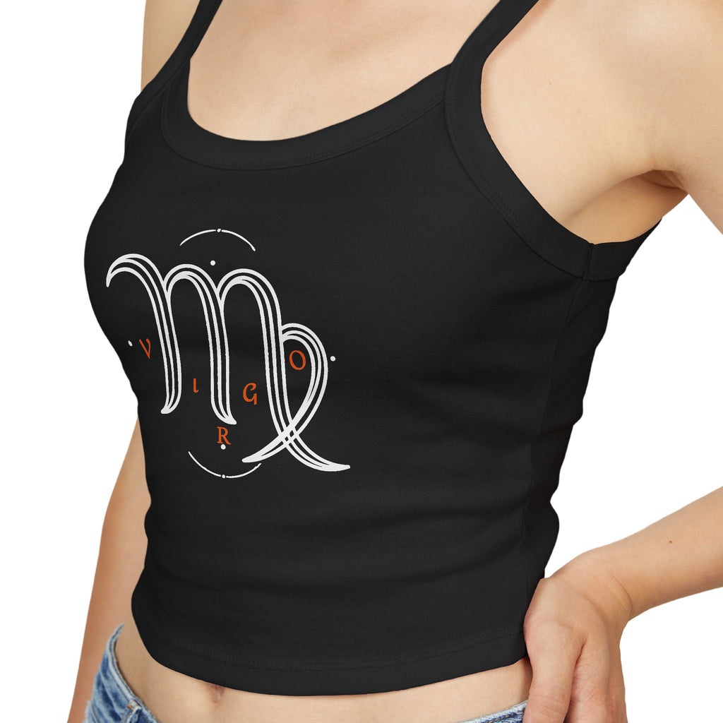 Virgo Zodiac Crop Tank Top