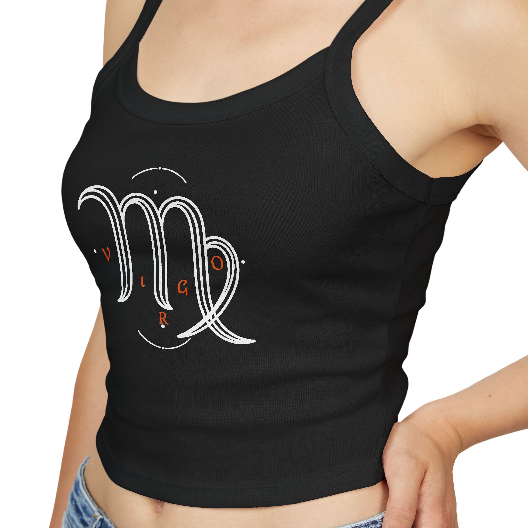 Virgo Zodiac Crop Tank Top