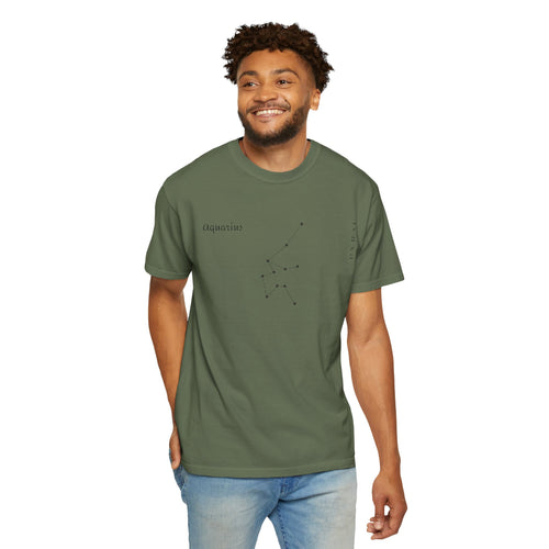 Aquarius Star Map T-shirt | Pyrau Zodiac
