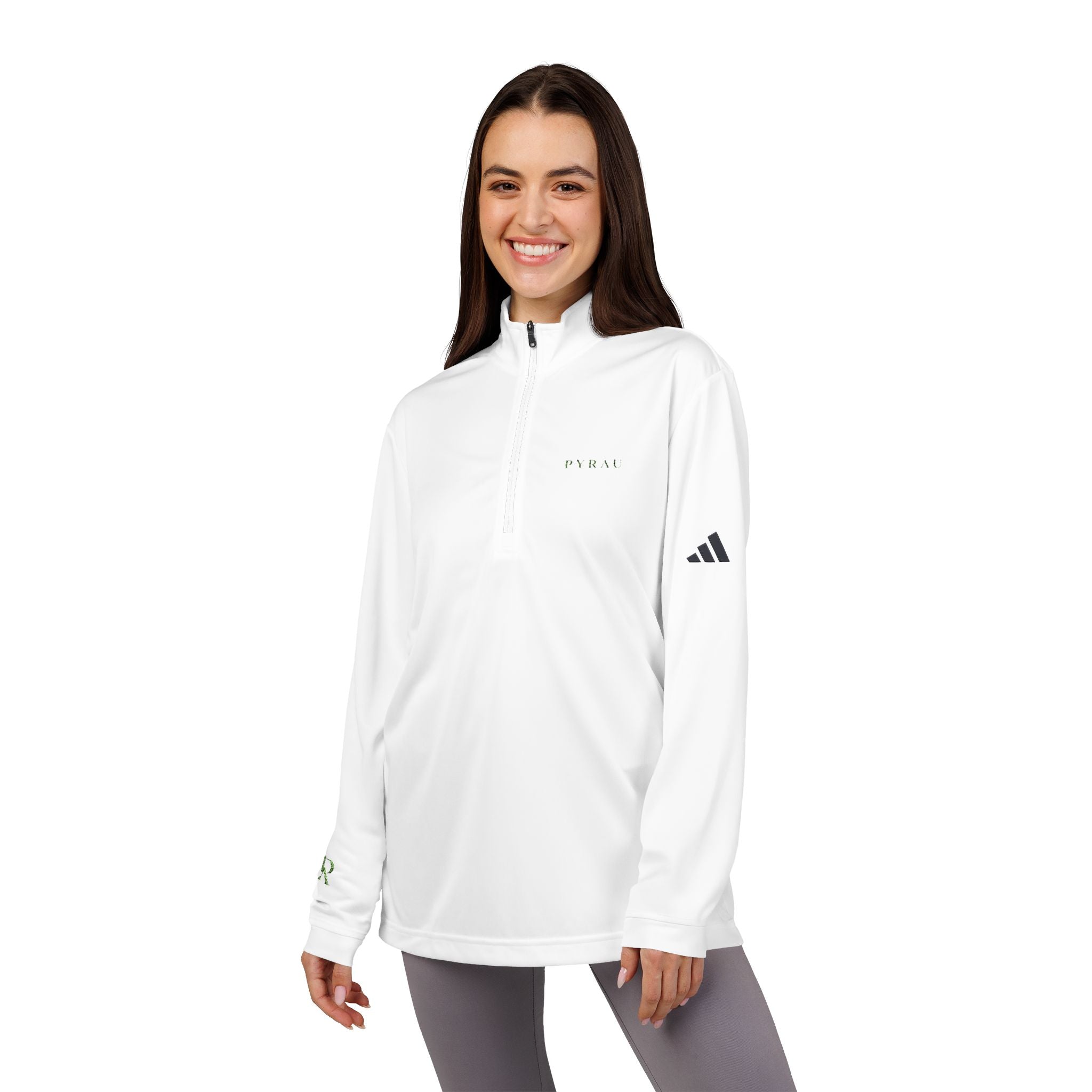 Adidas x Pyrau Embroidered Quarter-Zip Pullover