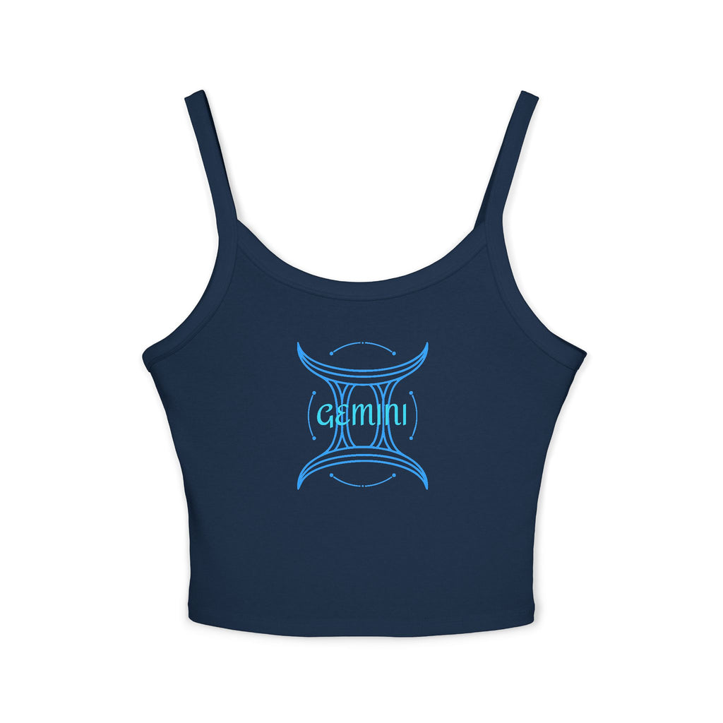 Gemini Crop Tank Top Zodiac