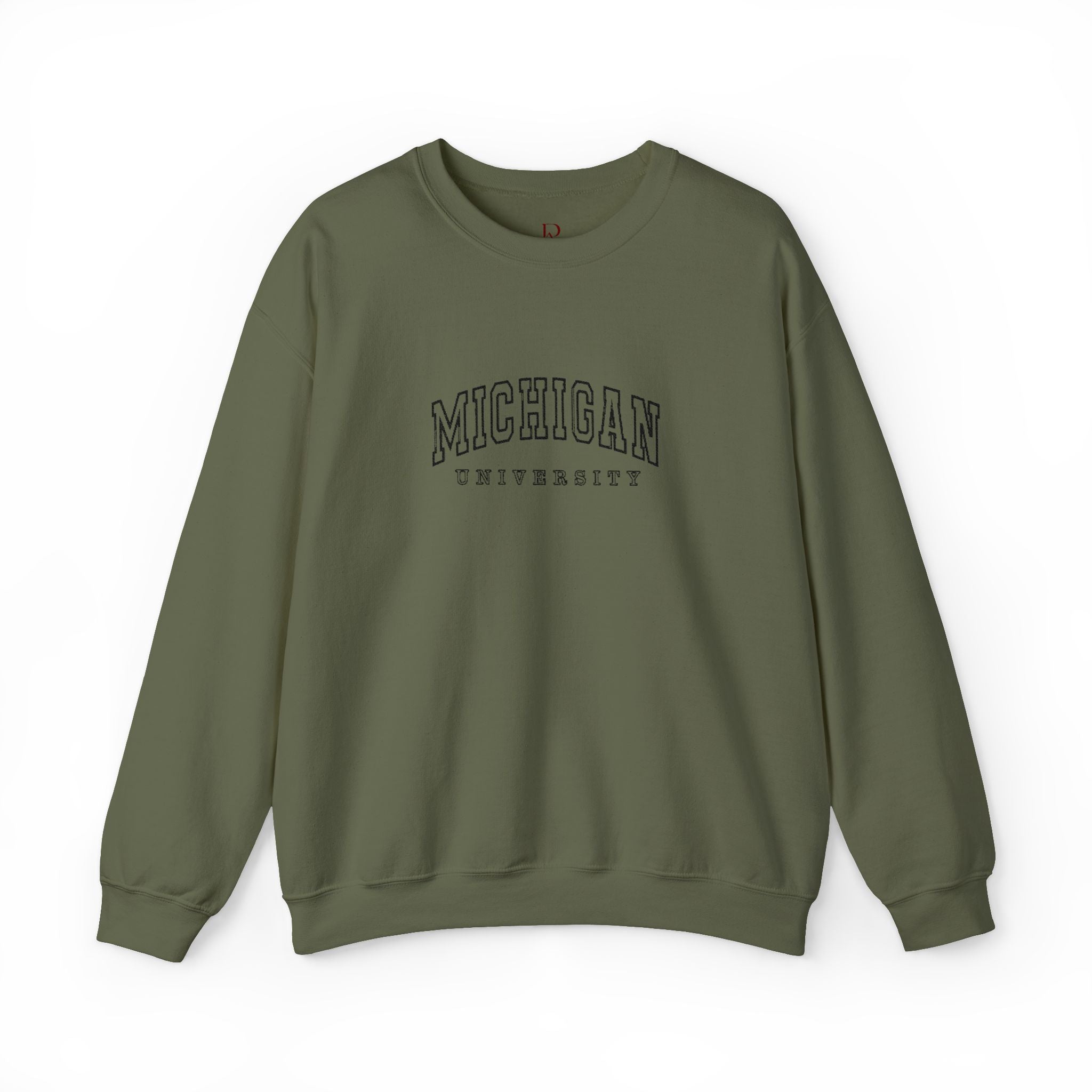 Embroidered Michigan University sweatshirt