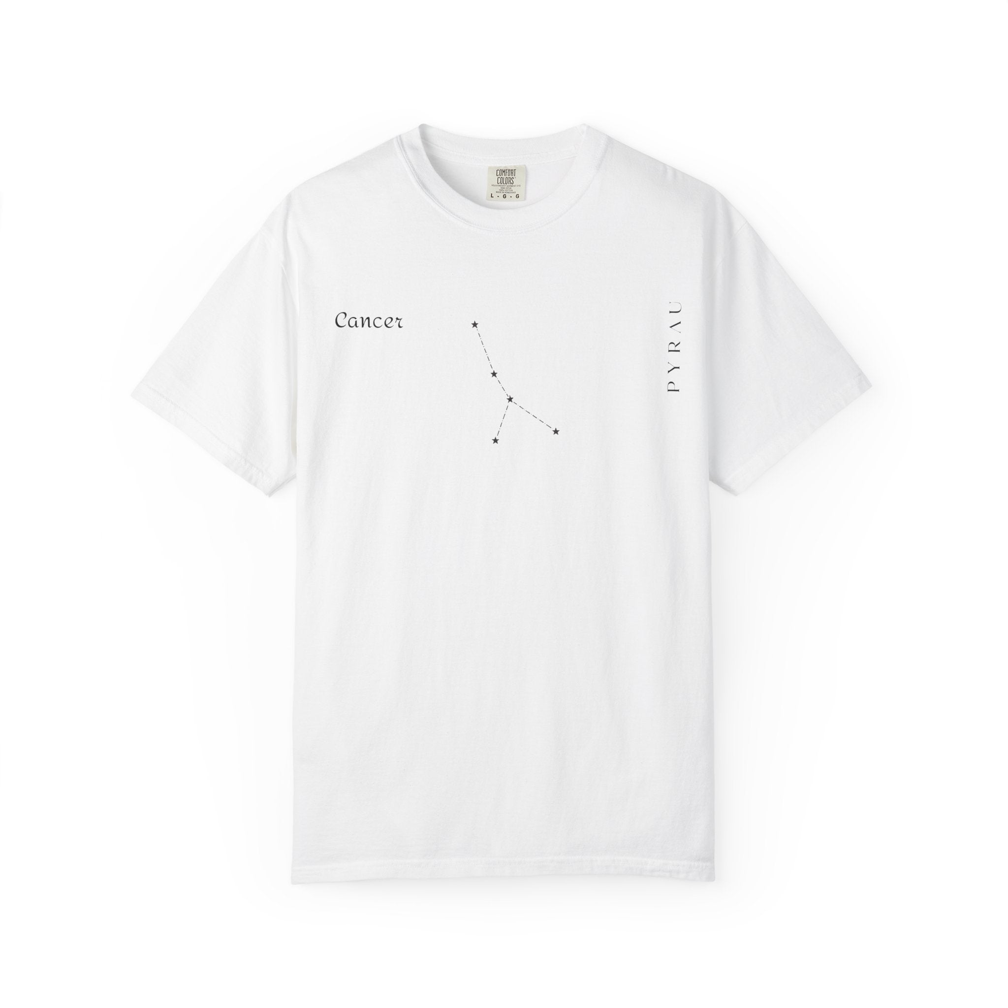 Cancer Star Map T-shirt | Pyrau Zodiac