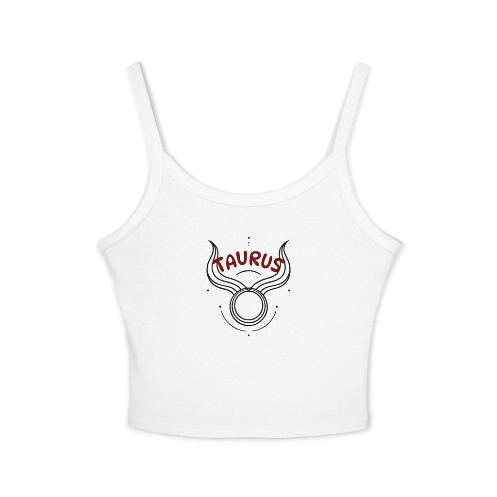 Taurus Zodiac Crop Tank Top