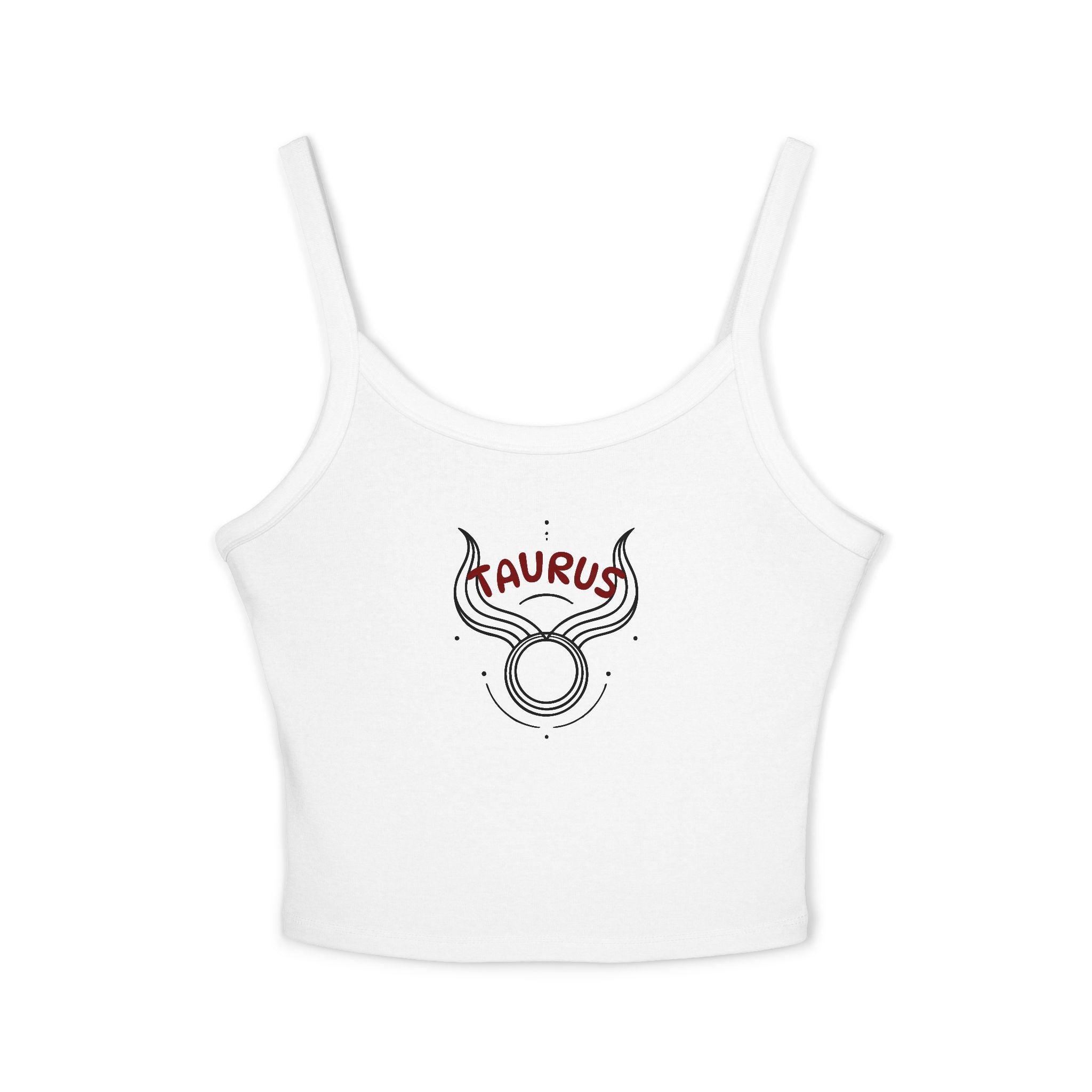 Taurus Zodiac Crop Tank Top