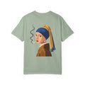Smoking Girl with Pearl Tee