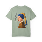 Smoking Girl with Pearl Tee