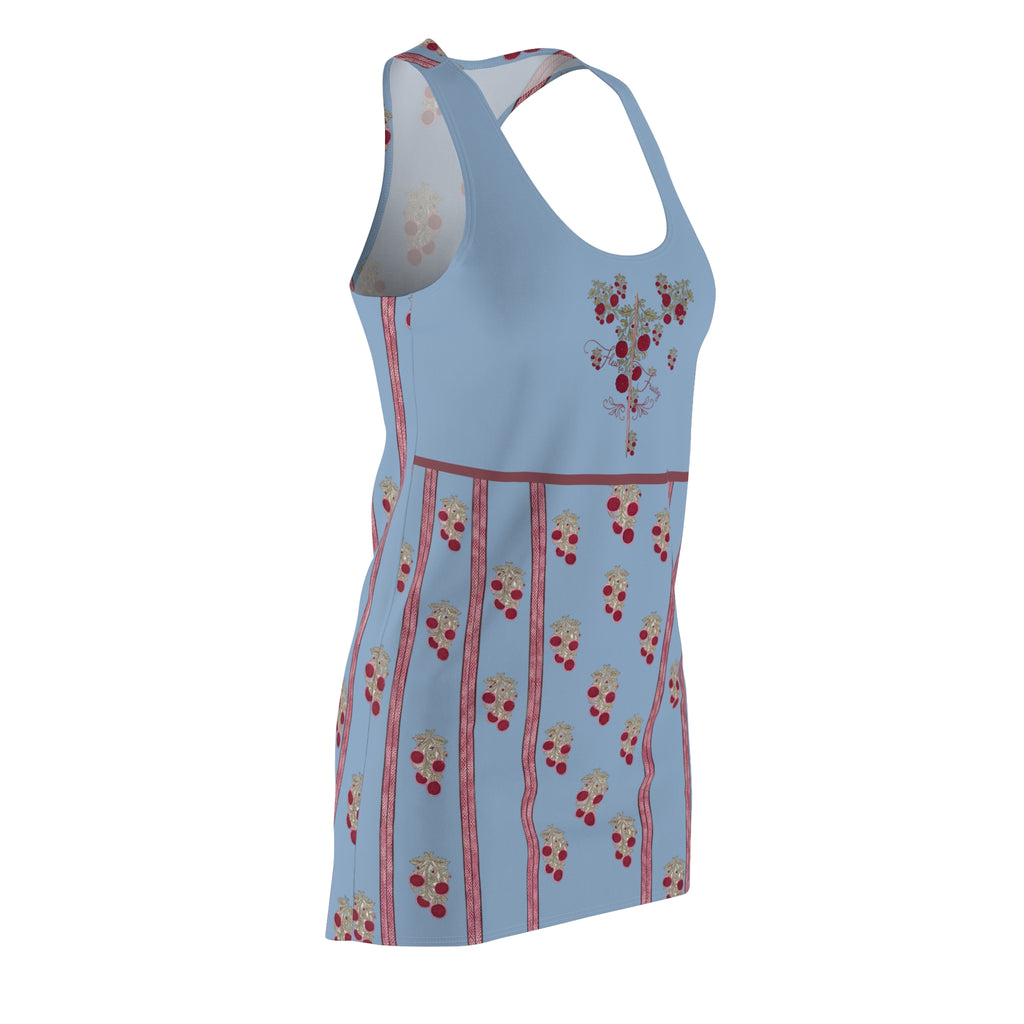 Floral Dress — Light Blue Cherry Blossom