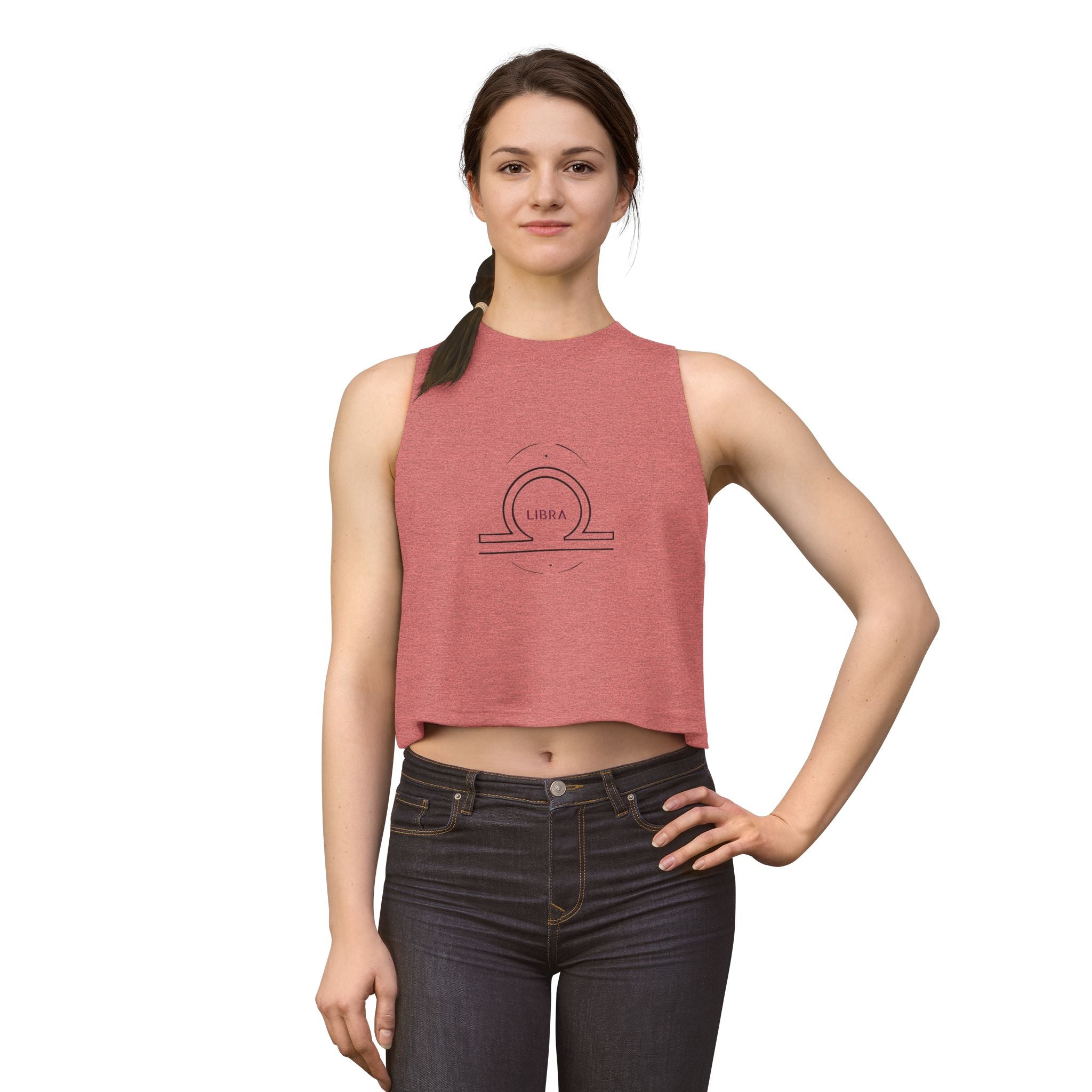 Libra Zodiac Crop Top