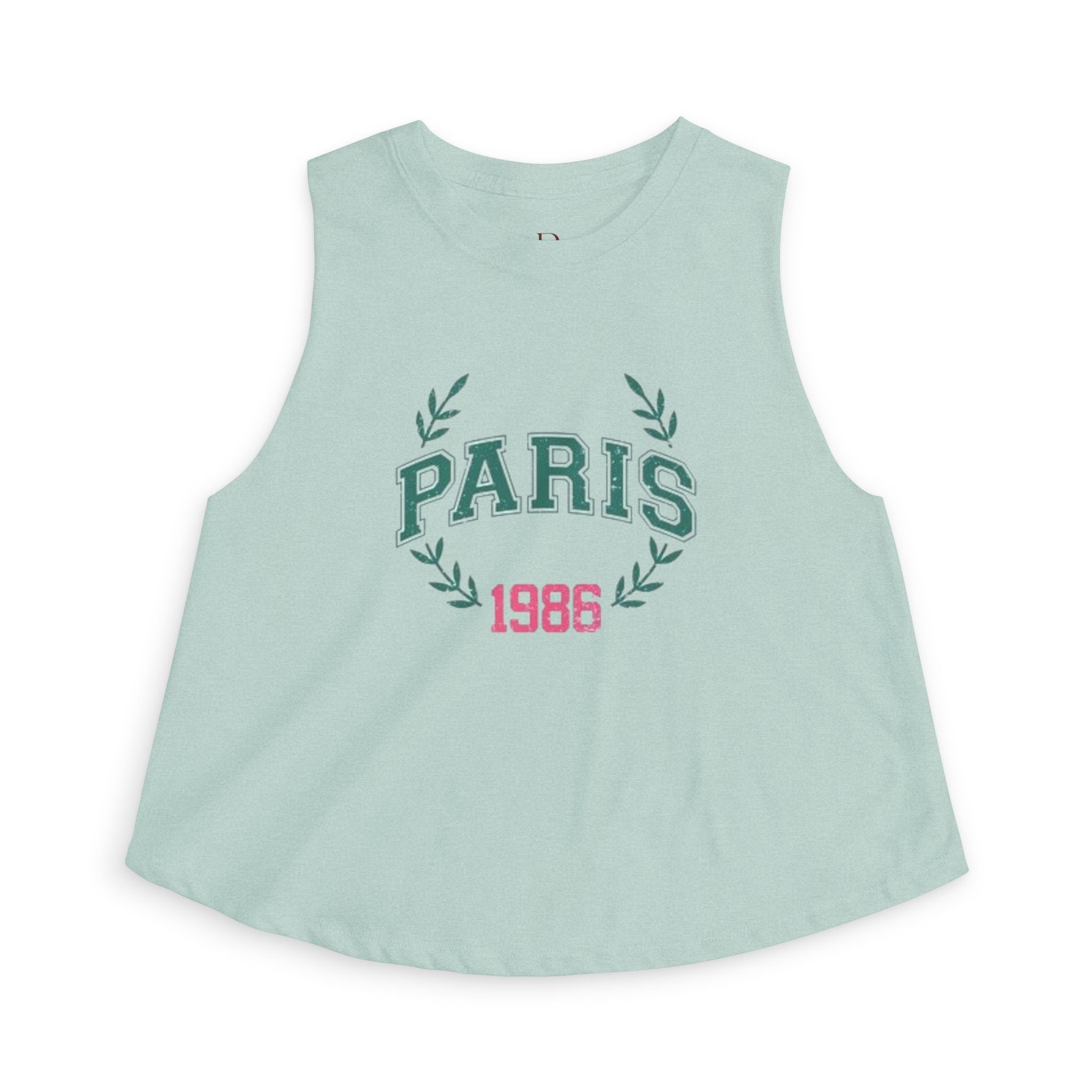 Paris 1986 Women's Crop Top – Vintage