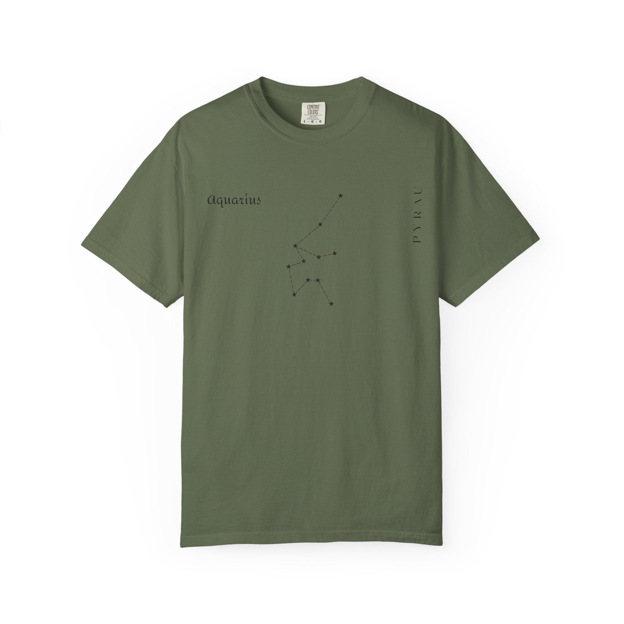 Aquarius Star Map T-shirt | Pyrau Zodiac