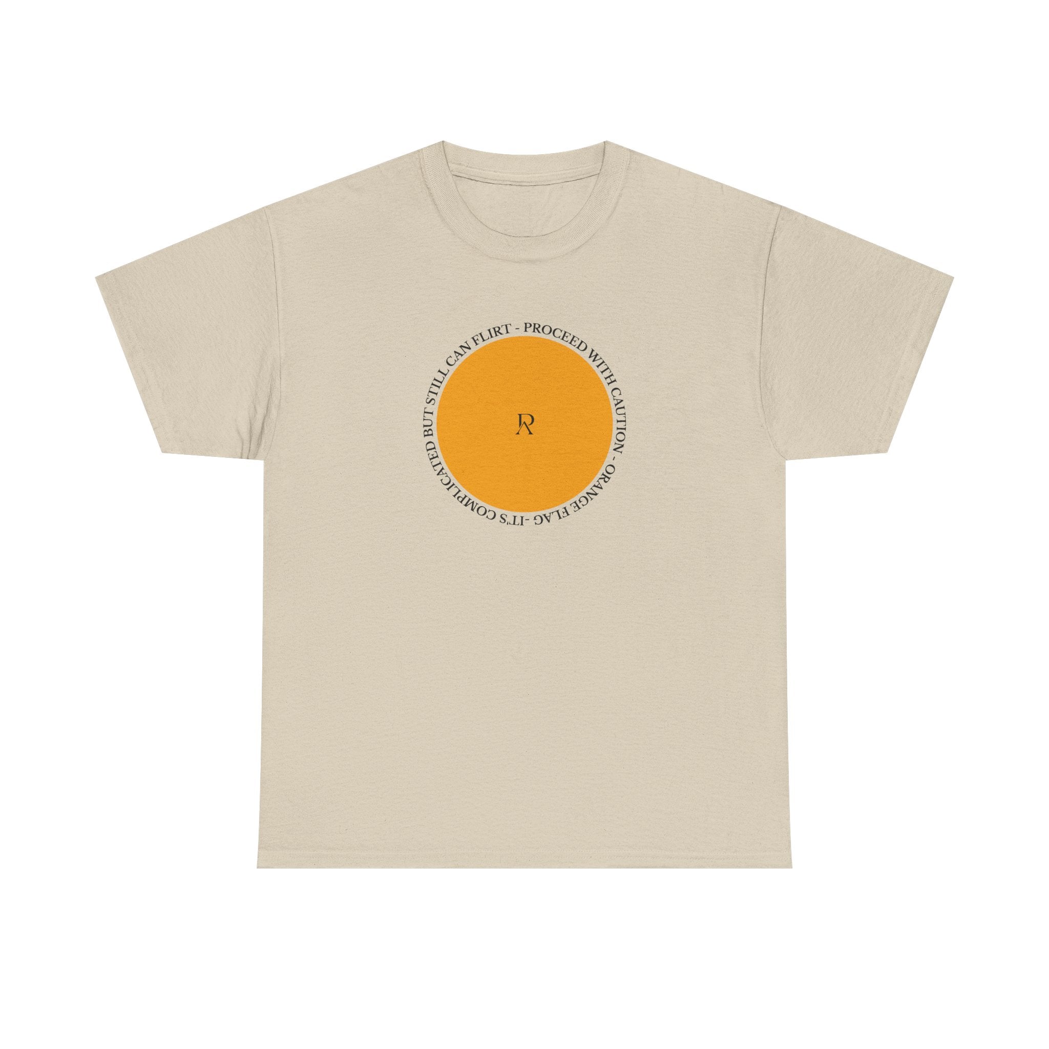 Orange Complicated But Can Flirt Tee / Tshirt | Status Pyrau