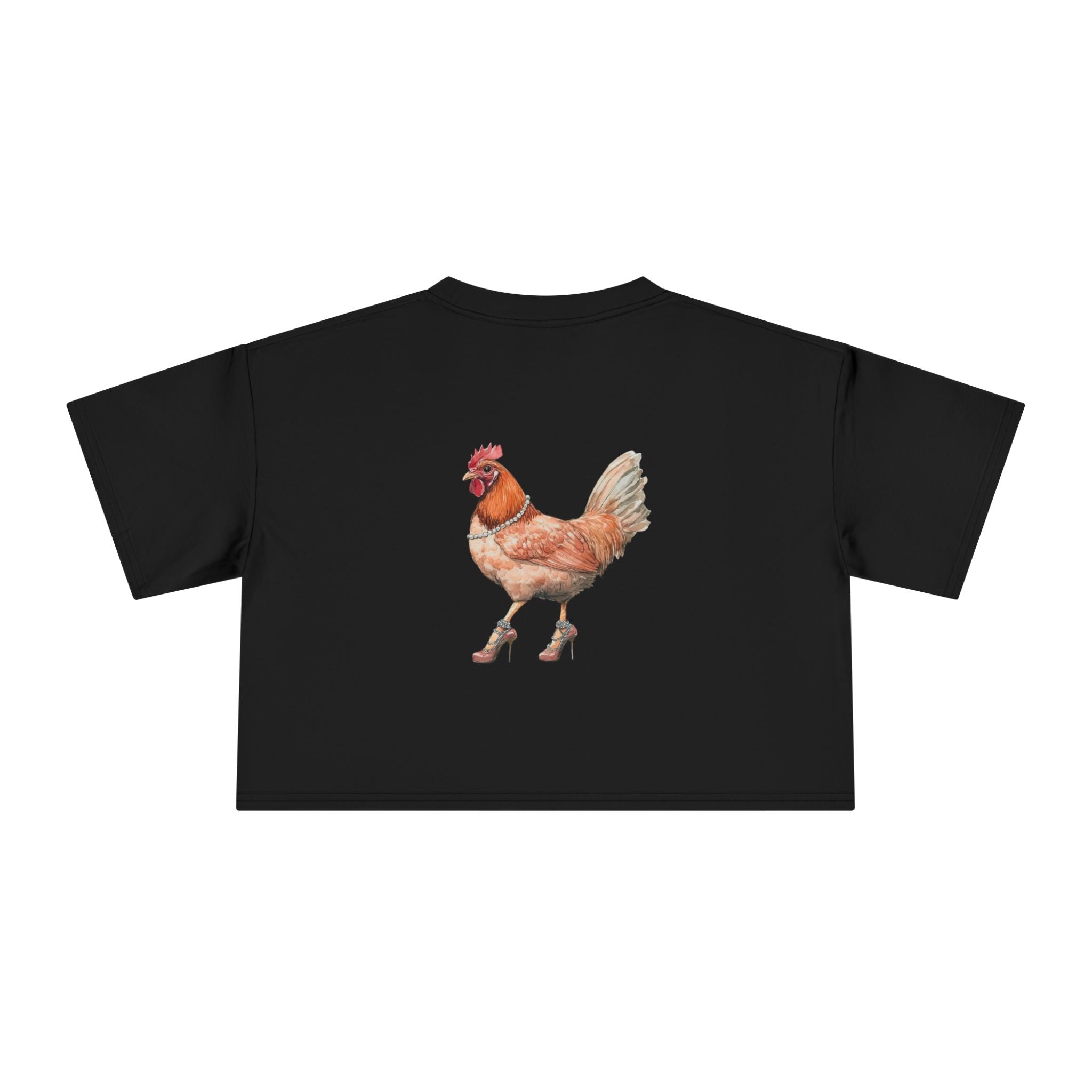 Chicken Crop Tee | Vintage Watercolor Hen Design