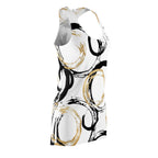 Gold & Black Circles Dress