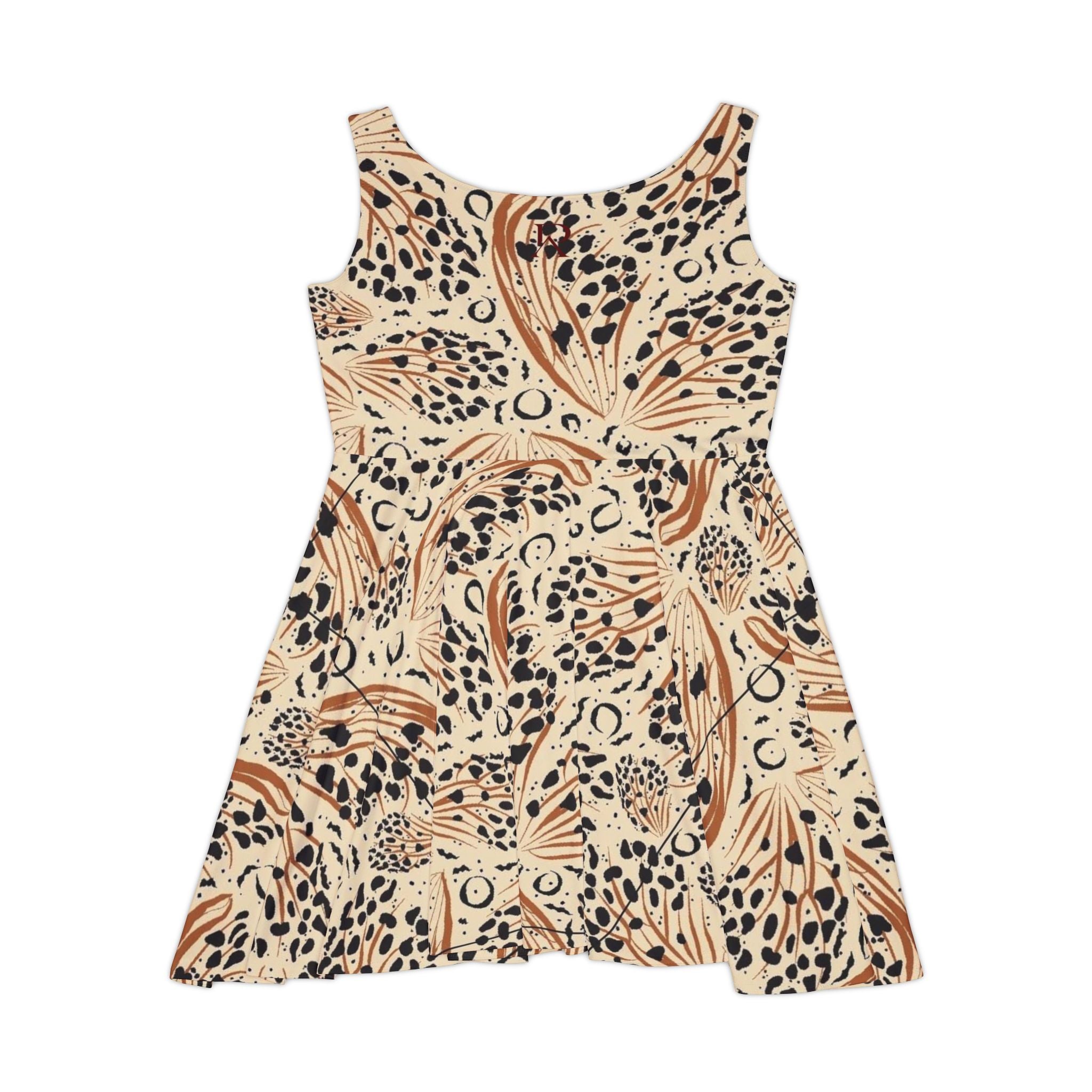 Boho Leopard Floral Dress