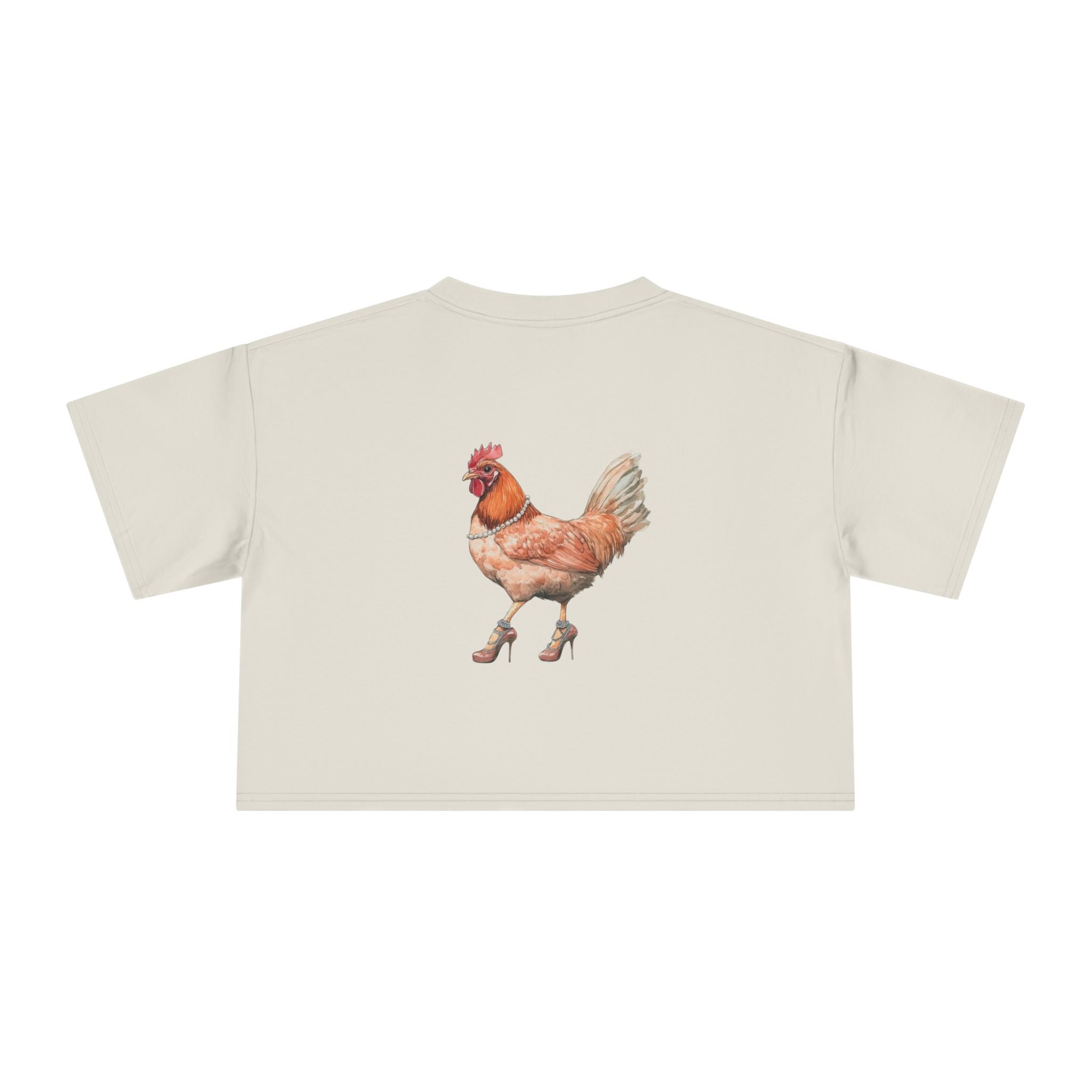 Chicken Crop Tee | Vintage Watercolor Hen Design