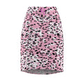 Pink Leopard Pencil Skirt