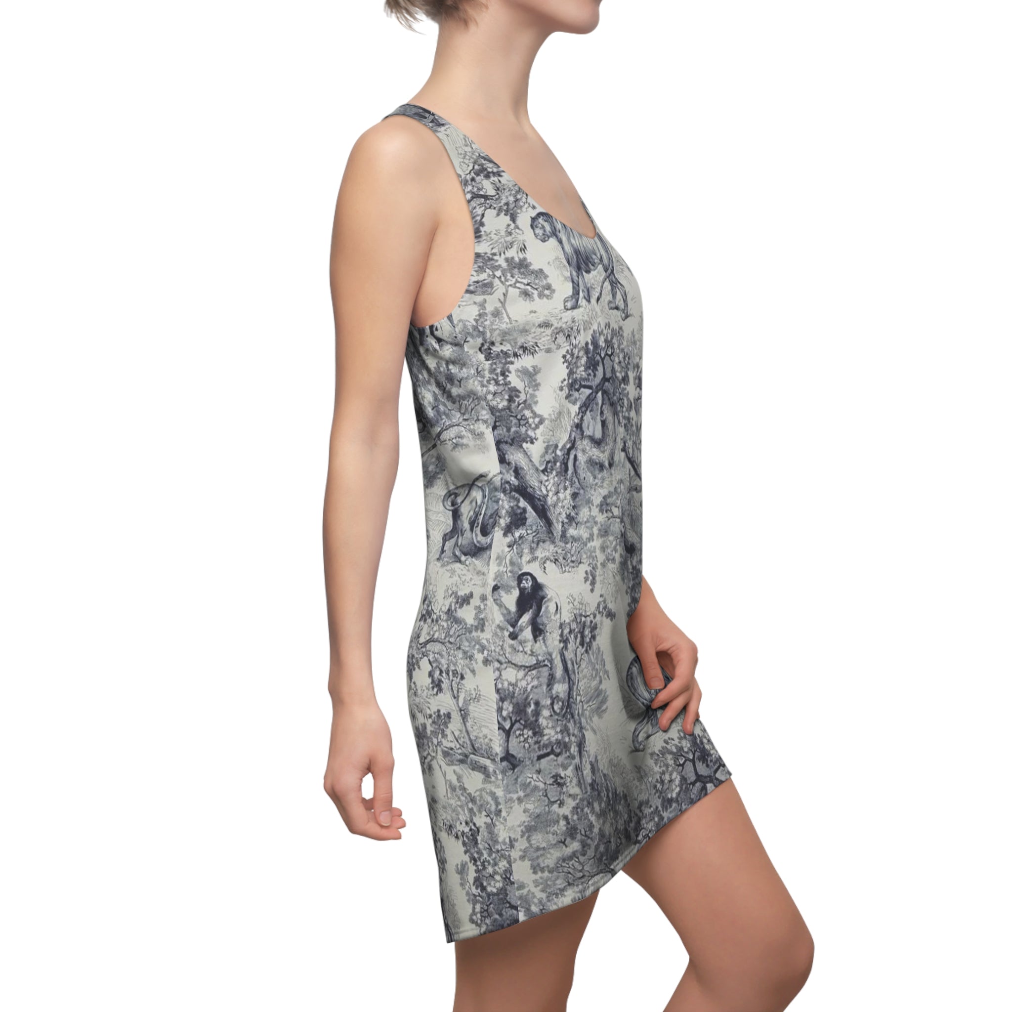 Toile Animal Dress — Vintage