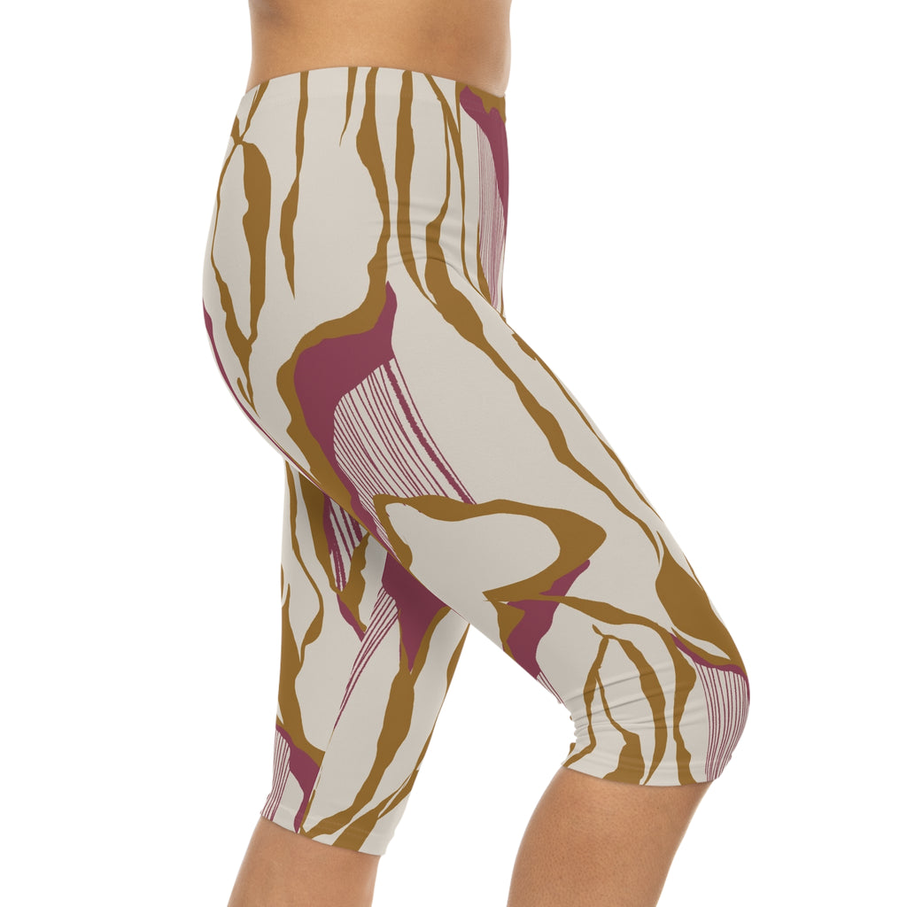Capri Leggings Marble