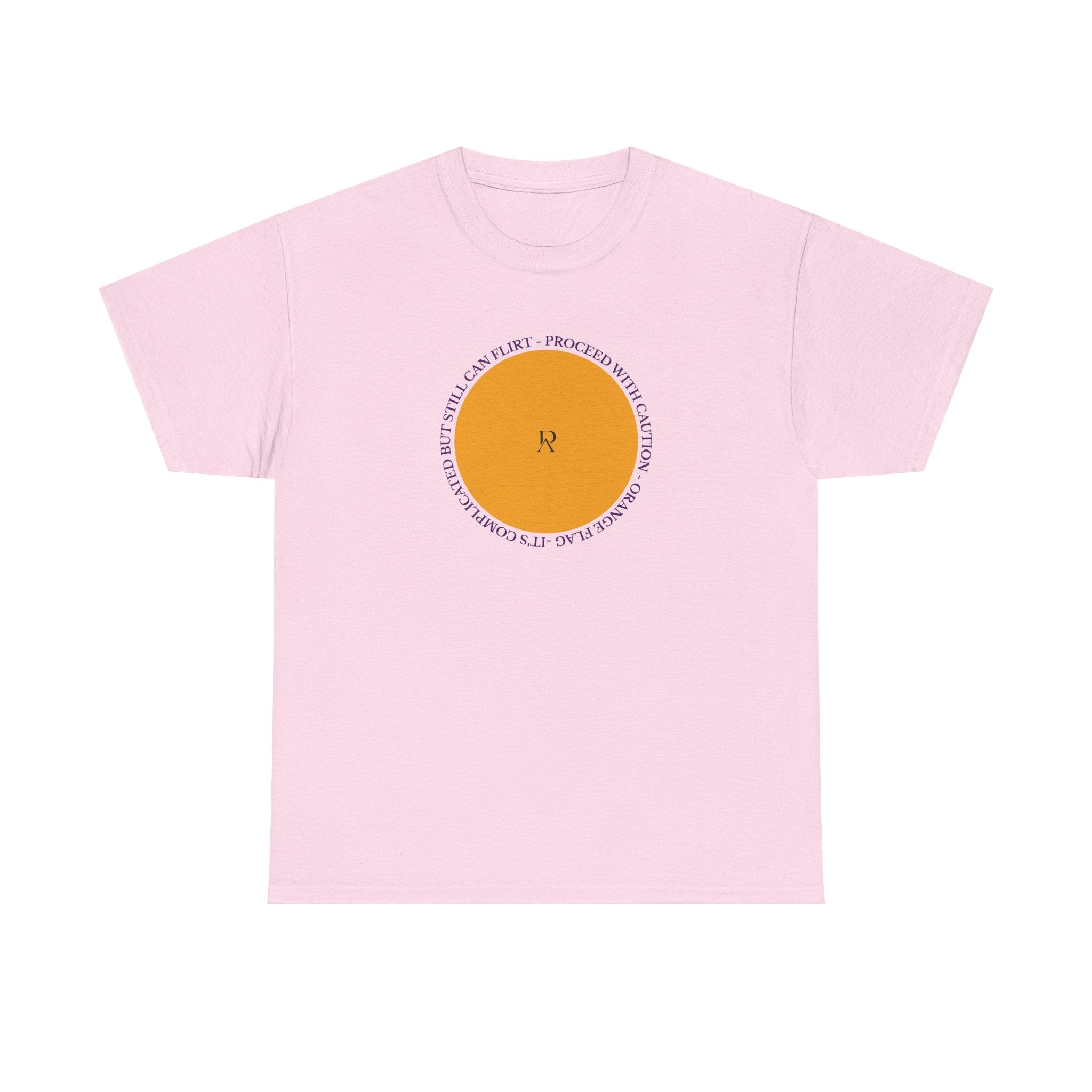 Orange Complicated But Can Flirt Tee / Tshirt | Status Pyrau