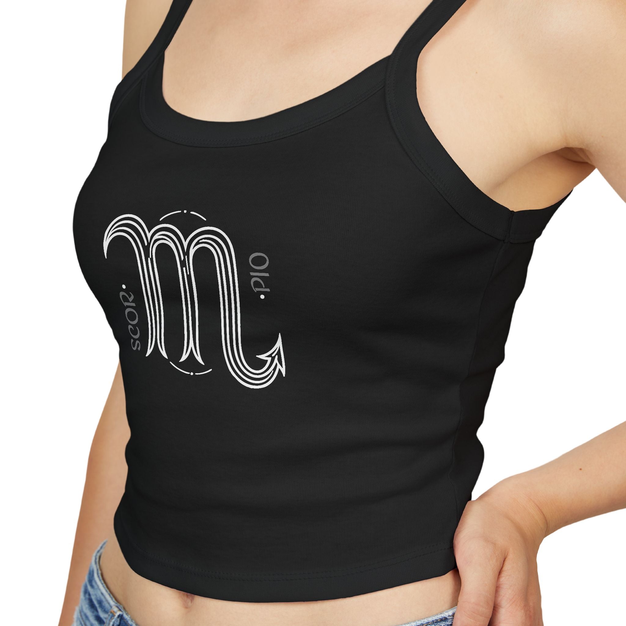 Scorpio Zodiac Crop Tank Top