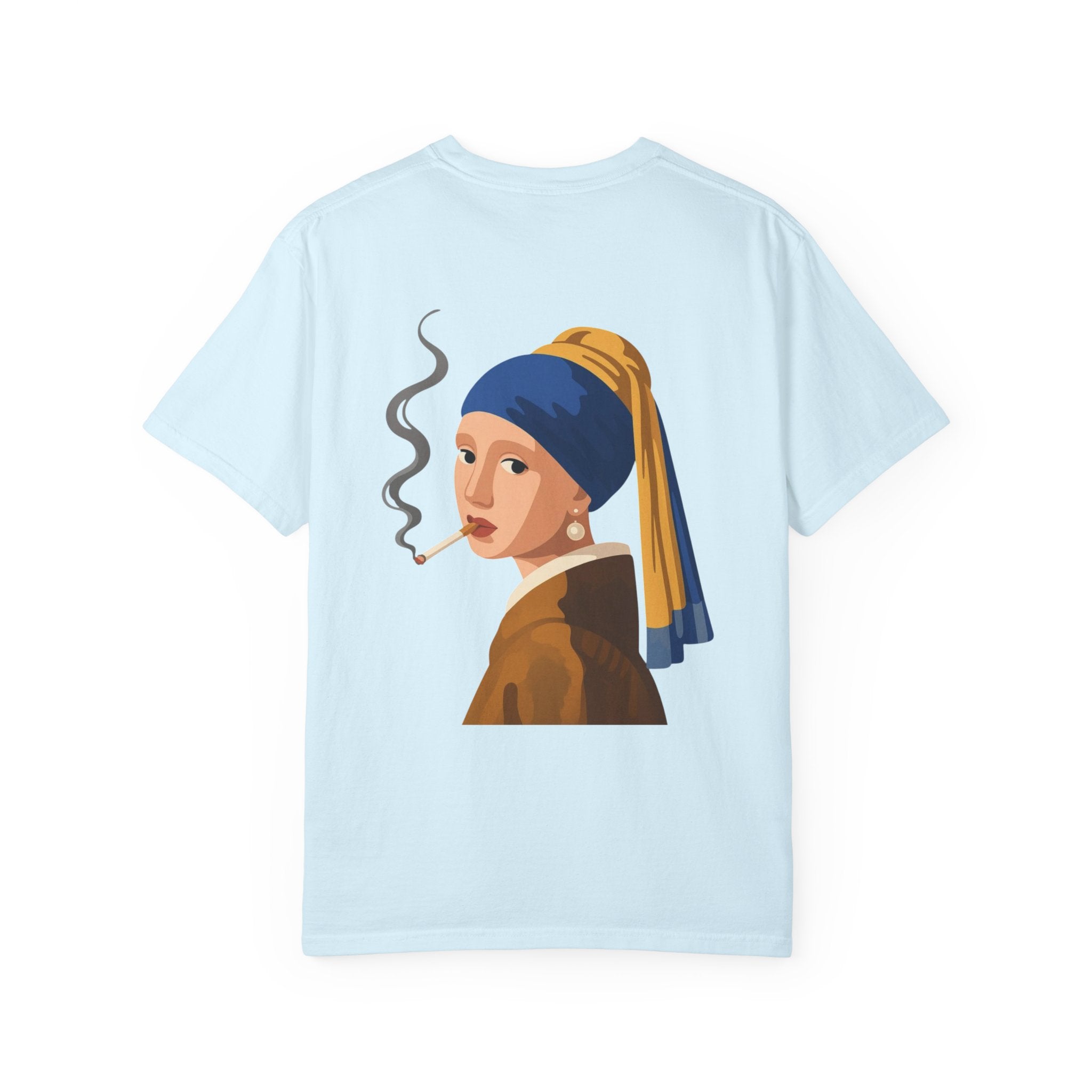 Smoking Girl with Pearl Tee