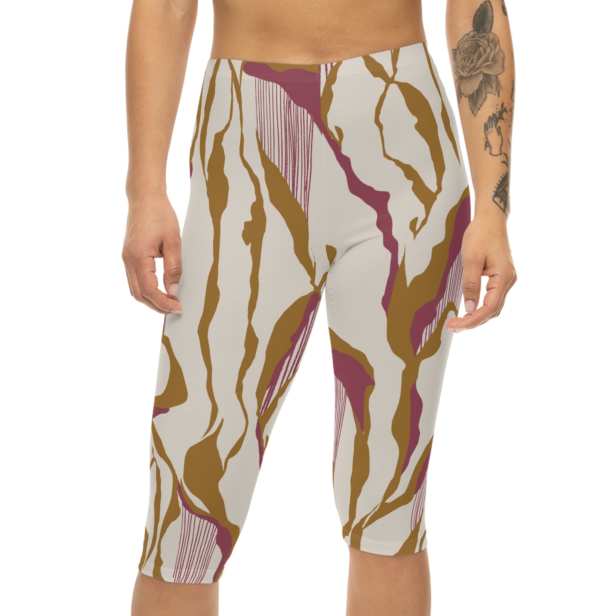 Capri Leggings Marble