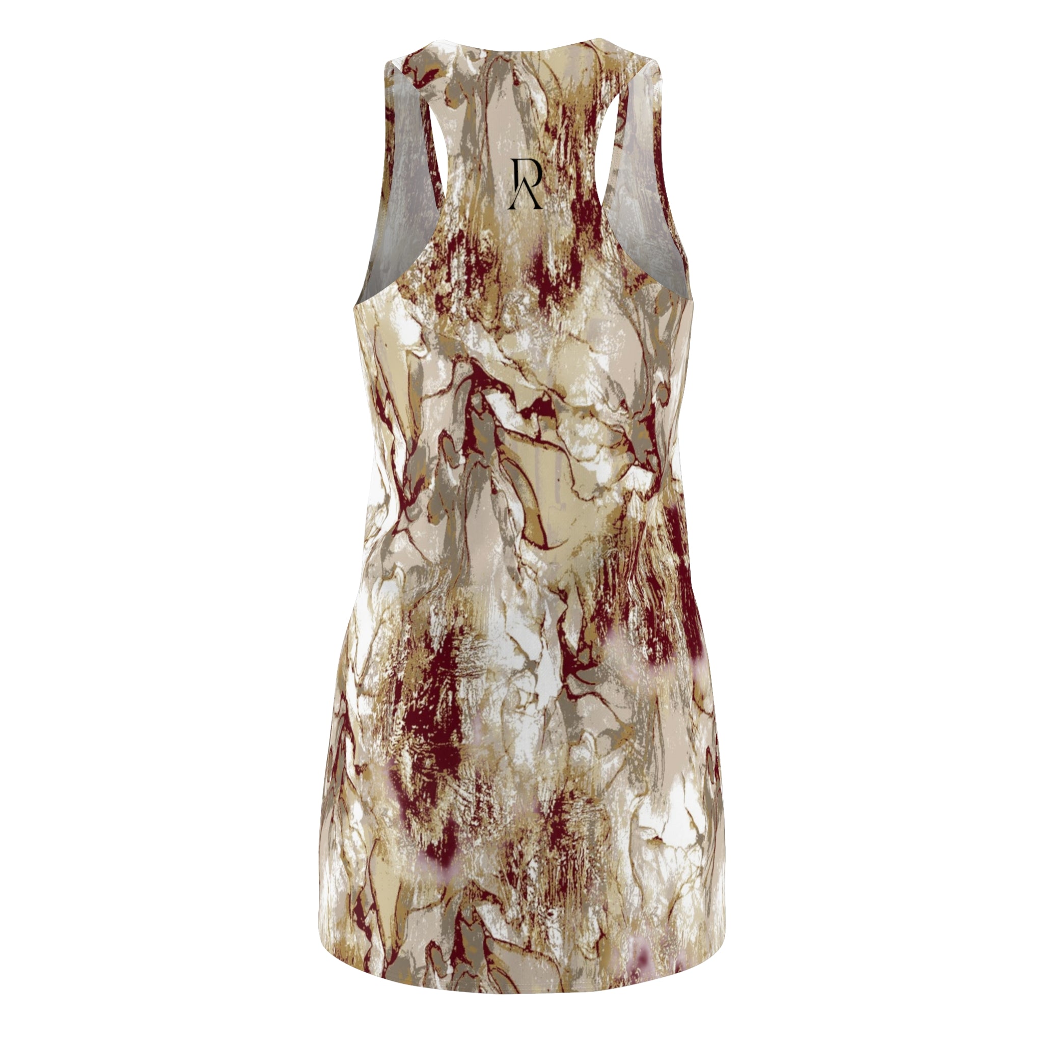 Marble Earth Tone Dress