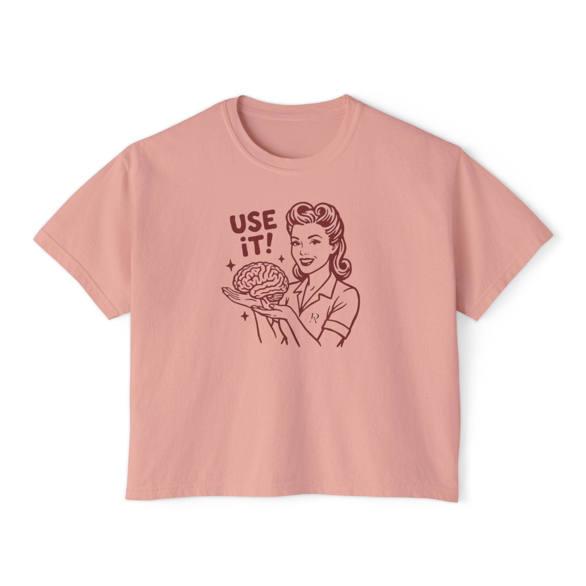 Use It Brain Retro Crop Top