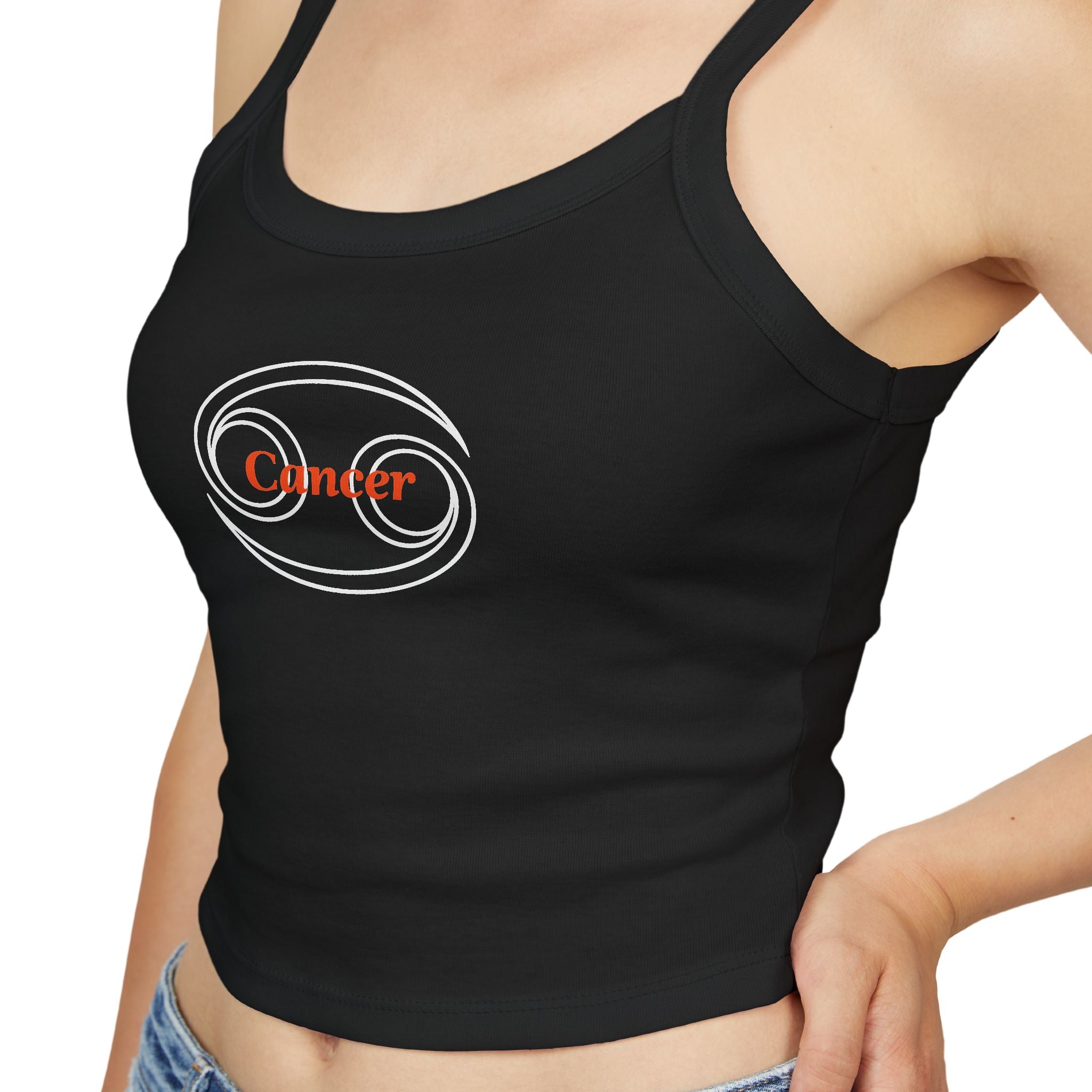 Cancer Zodiac Crop Tank Top